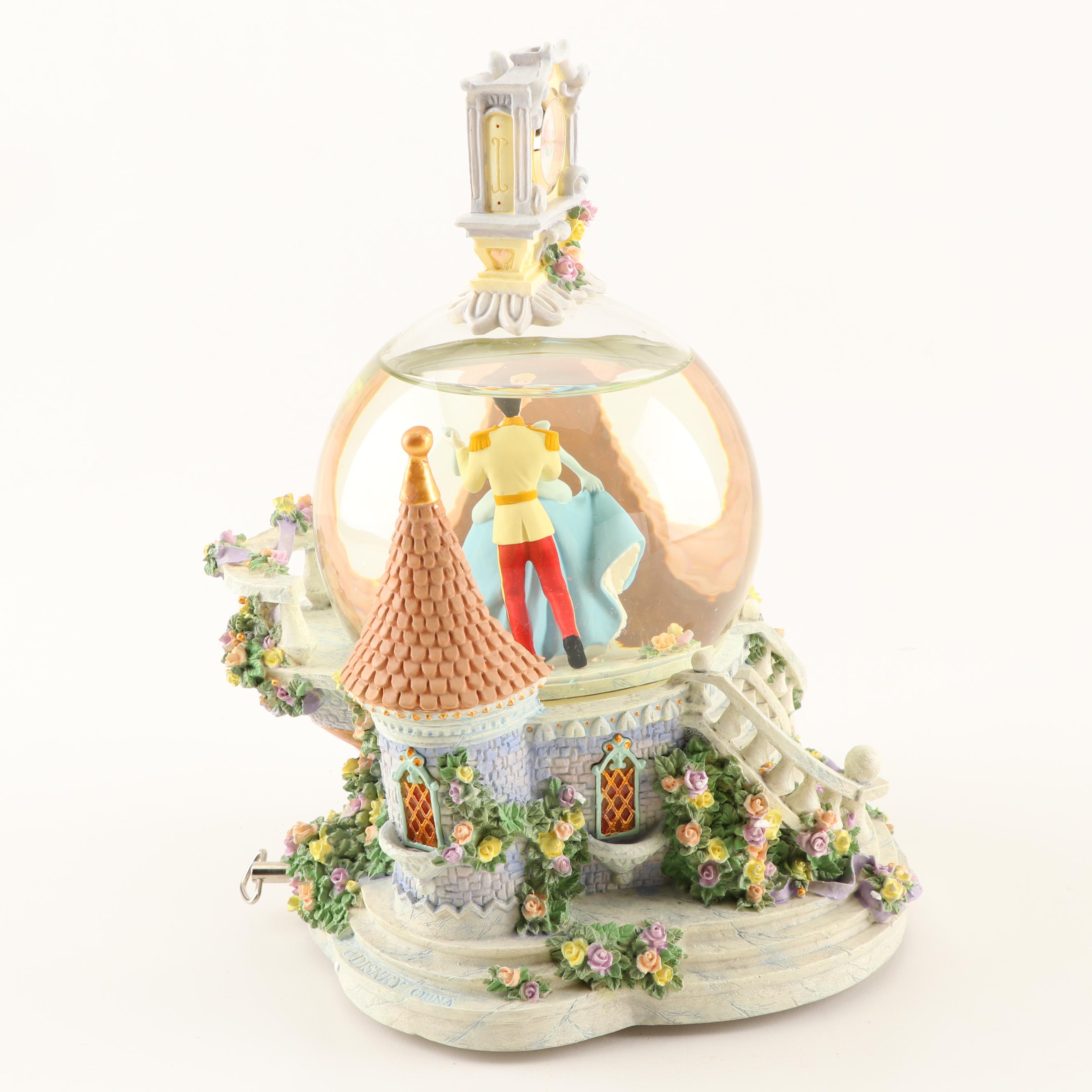Walt Disney's Cinderella Snow Globe "So This is Love" Music Box