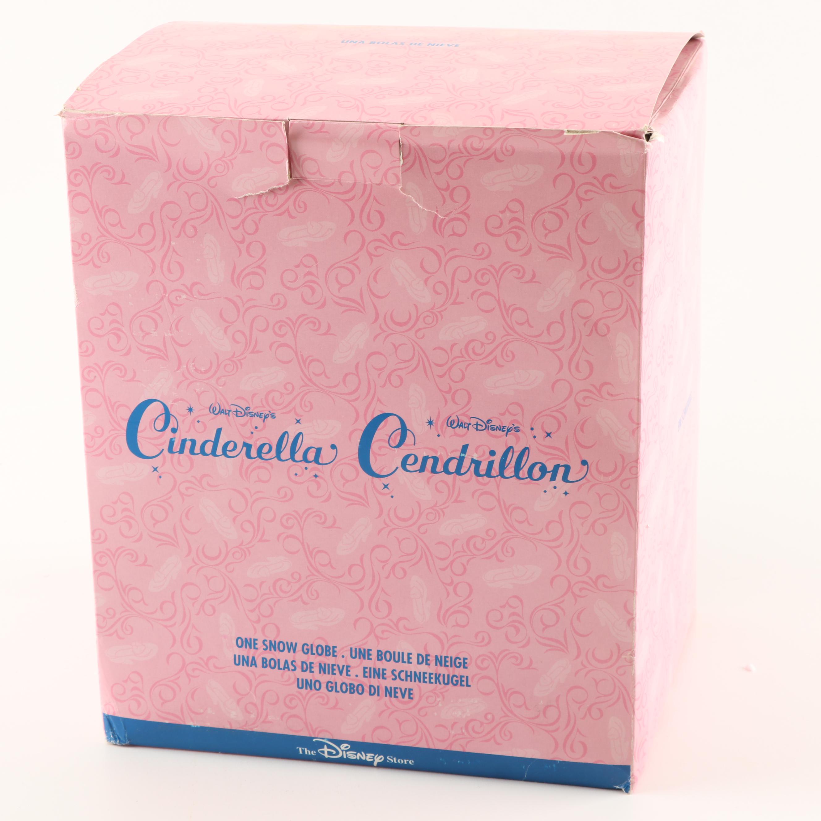 Walt Disney's Cinderella Snow Globe "So This is Love" Music Box