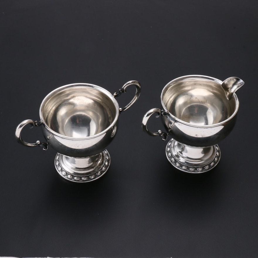 La Pierre Sterling Silver Cream and Sugar Set