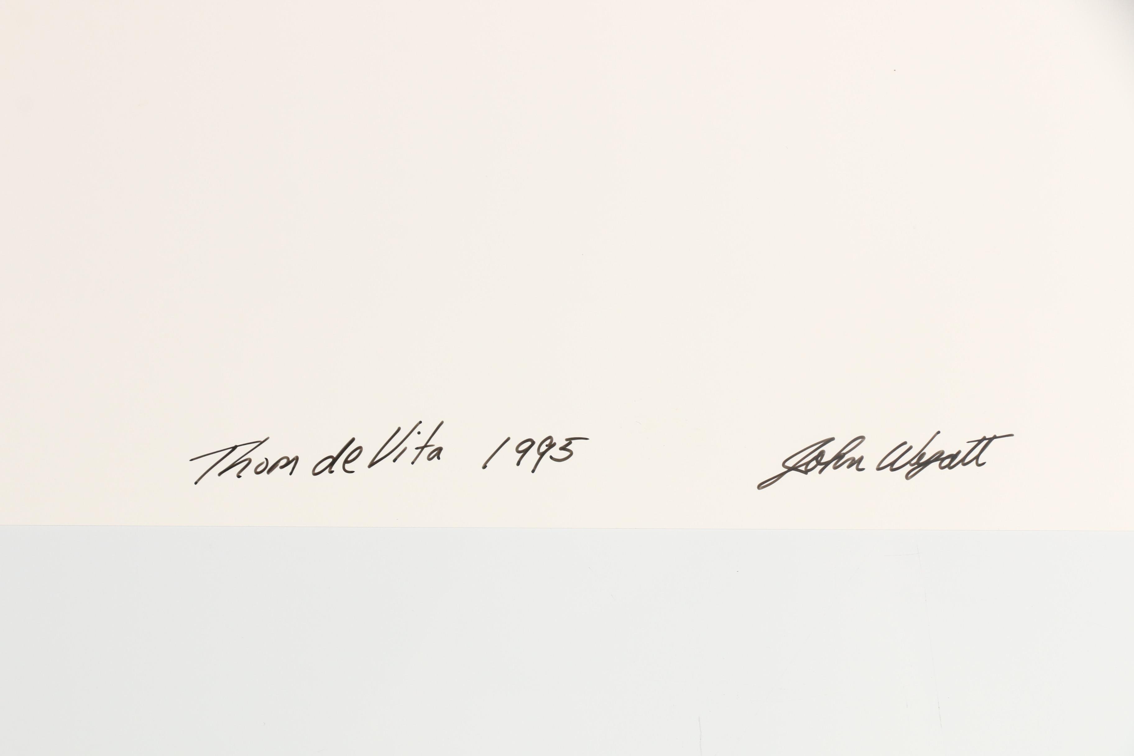 John Wyatt Archival Inkjet Print "Thom deVita, Tattoo Artist - 1995"