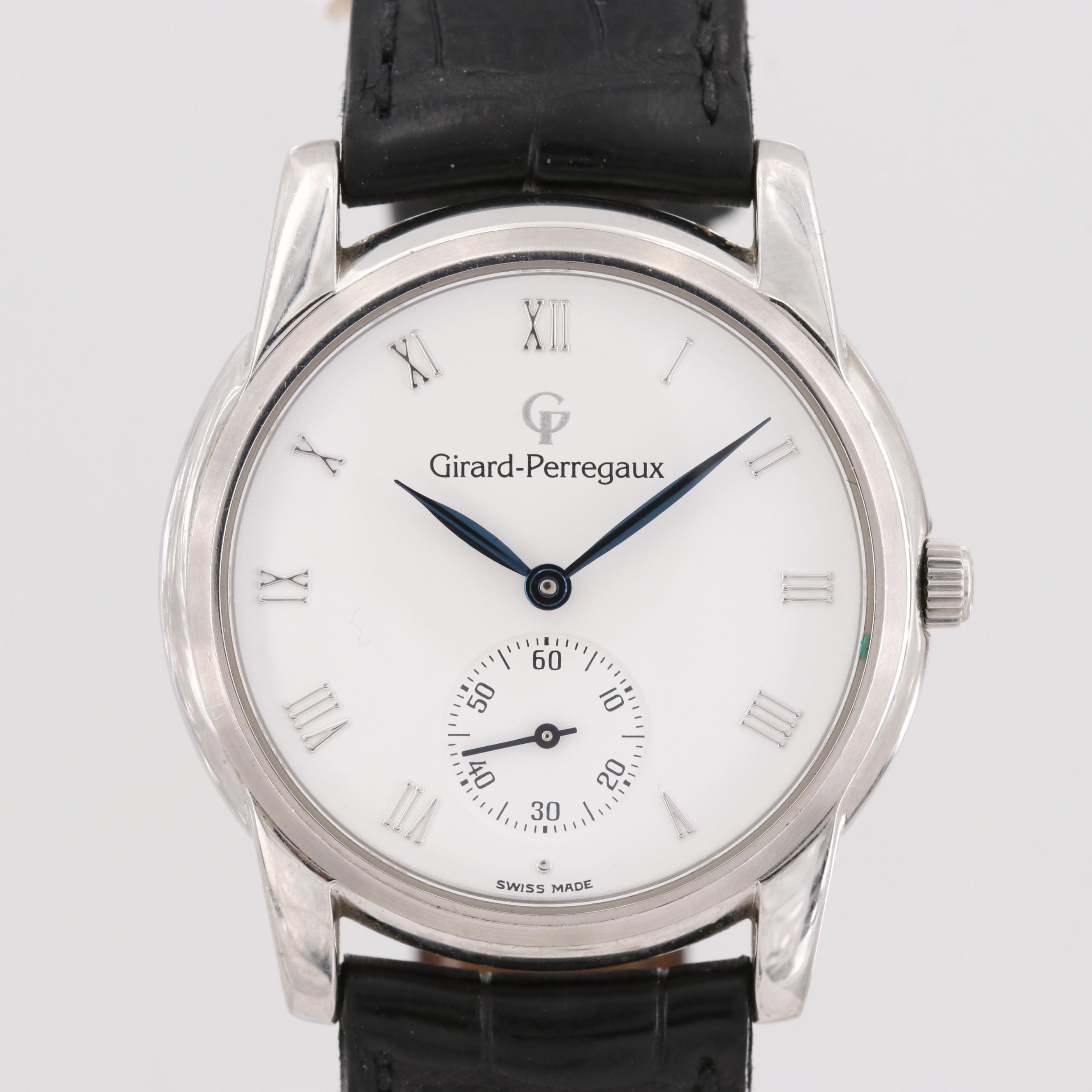 Girard-Perregaux 9040 Stainless Steel Stem Wind Watch