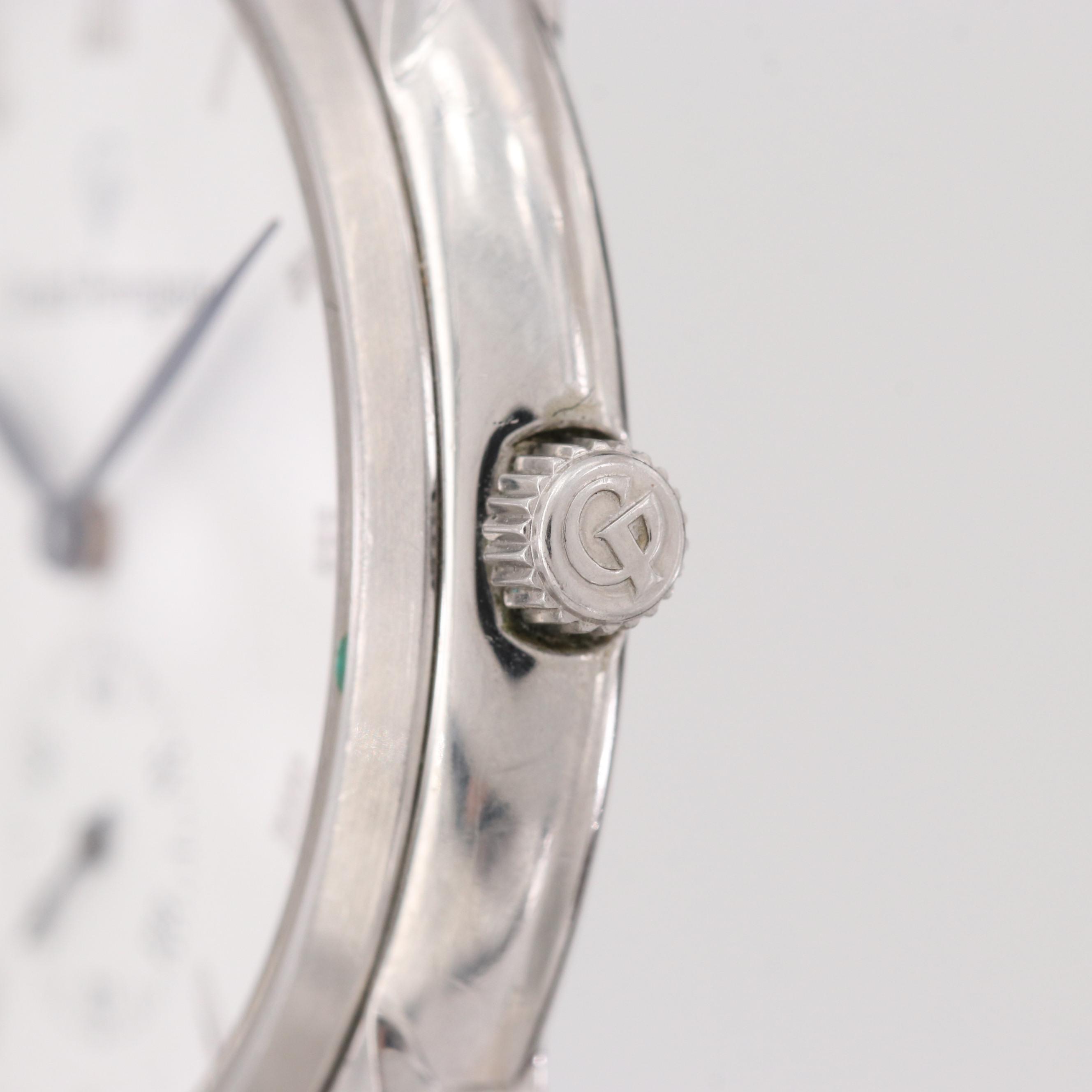 Girard-Perregaux 9040 Stainless Steel Stem Wind Watch