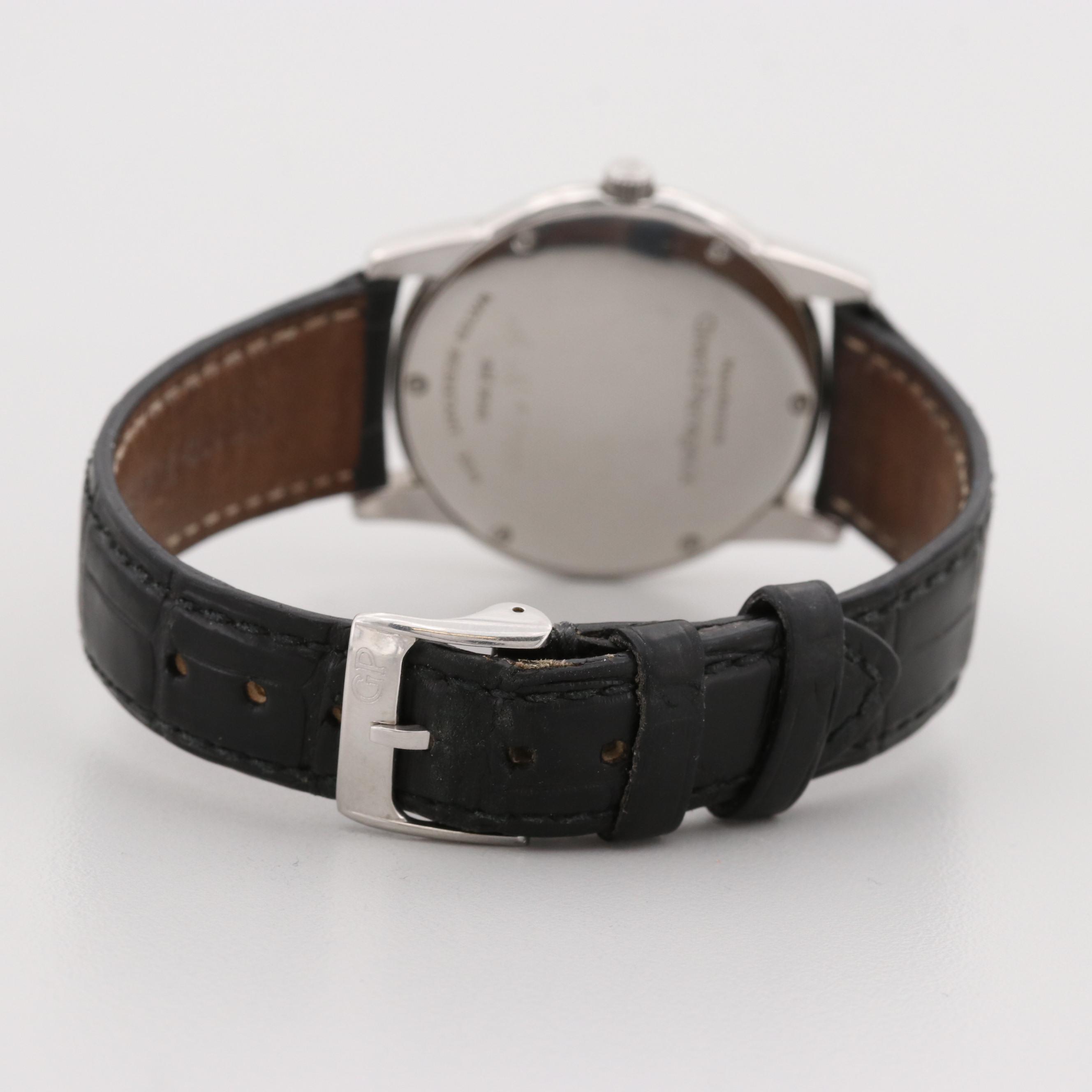 Girard-Perregaux 9040 Stainless Steel Stem Wind Watch