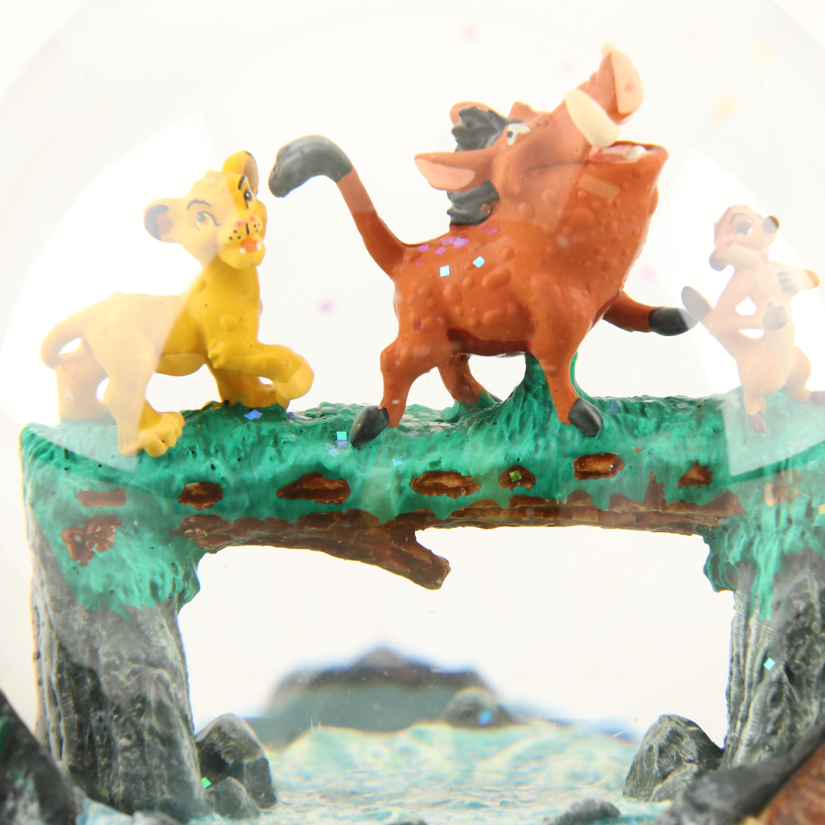 Walt Disney's Lion King Snow Globe "Hakuna Matata" Music Box