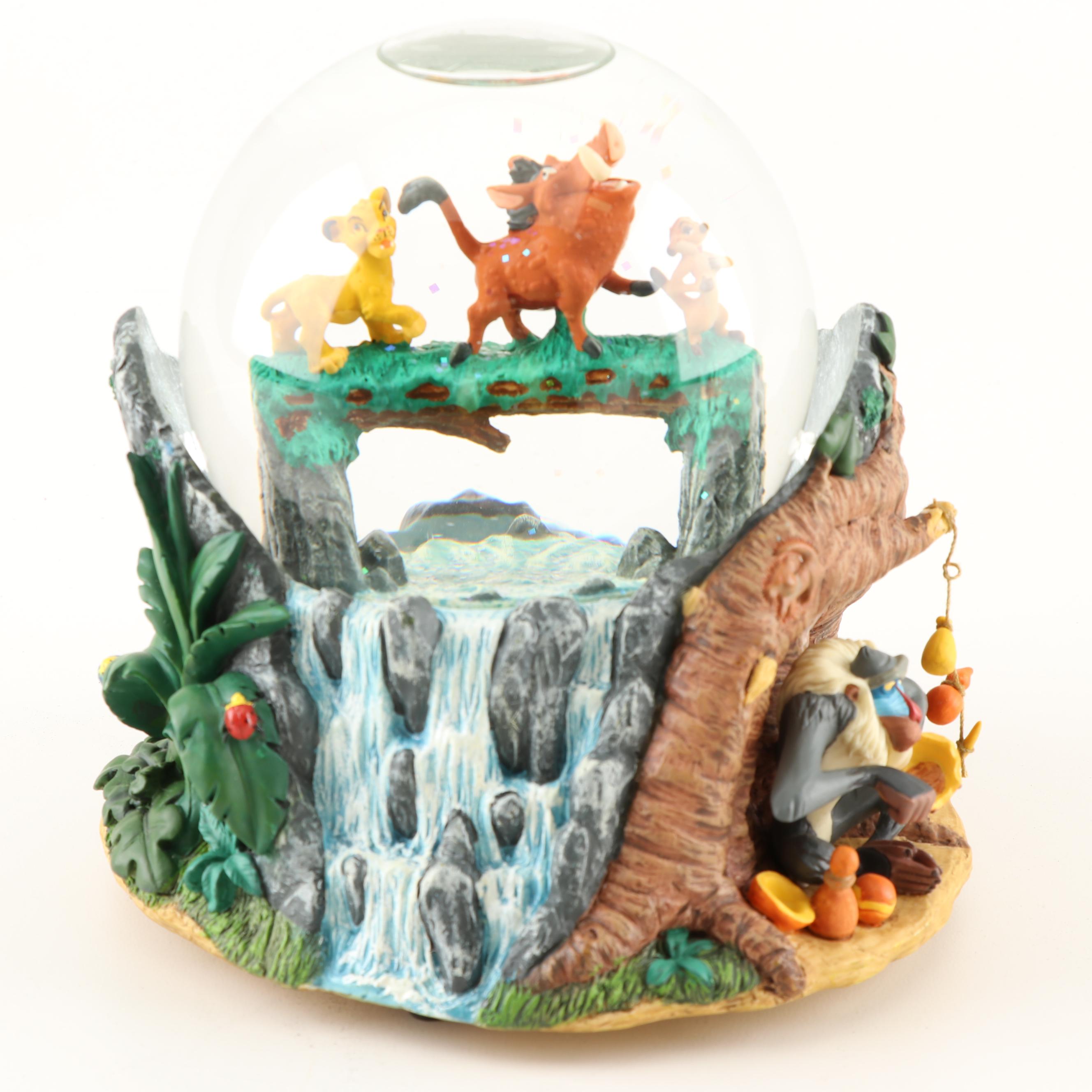 Walt Disney's Lion King Snow Globe "Hakuna Matata" Music Box
