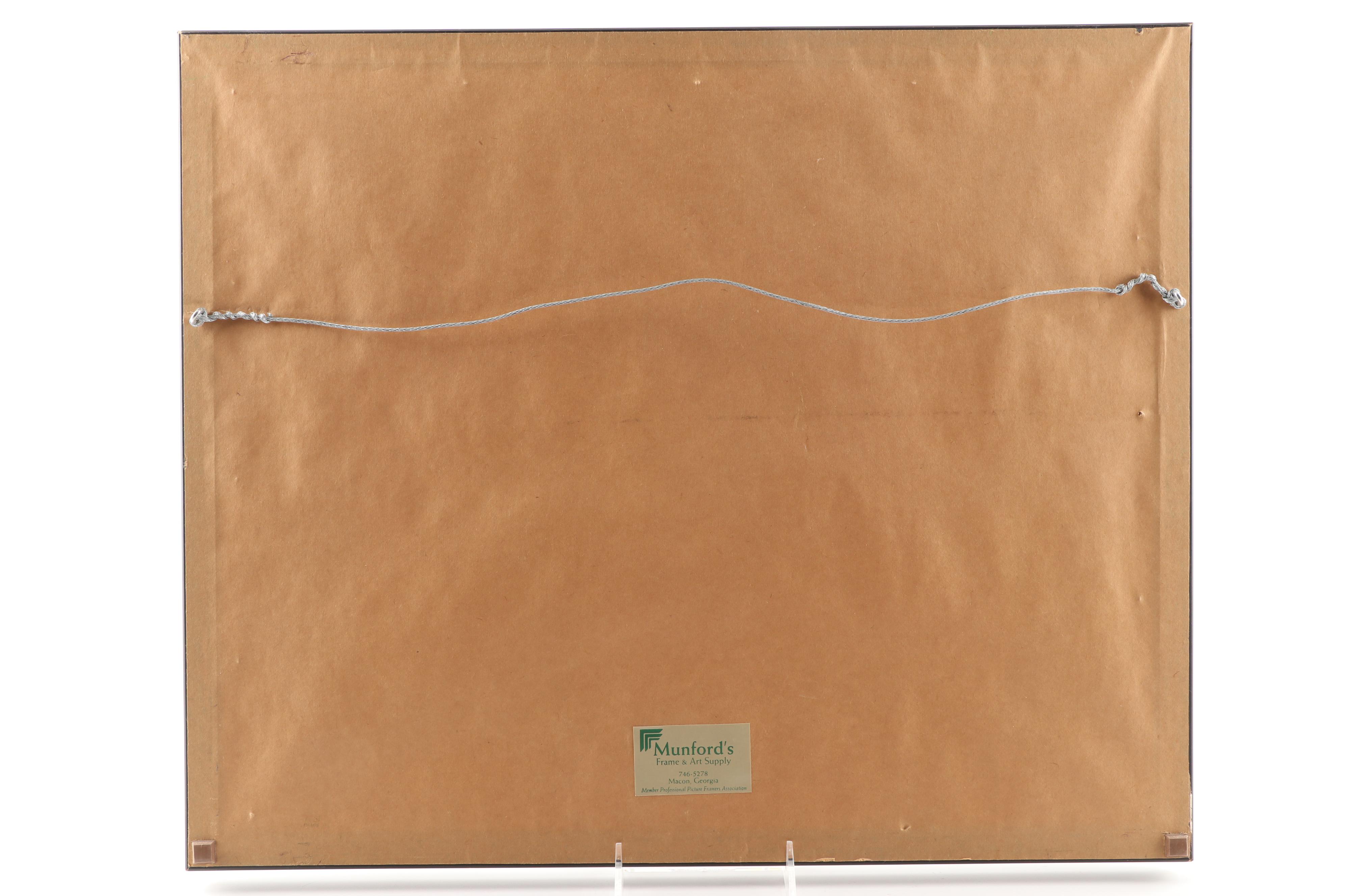 Elgi D Embossed Offset Lithograph "Doves of Peace"