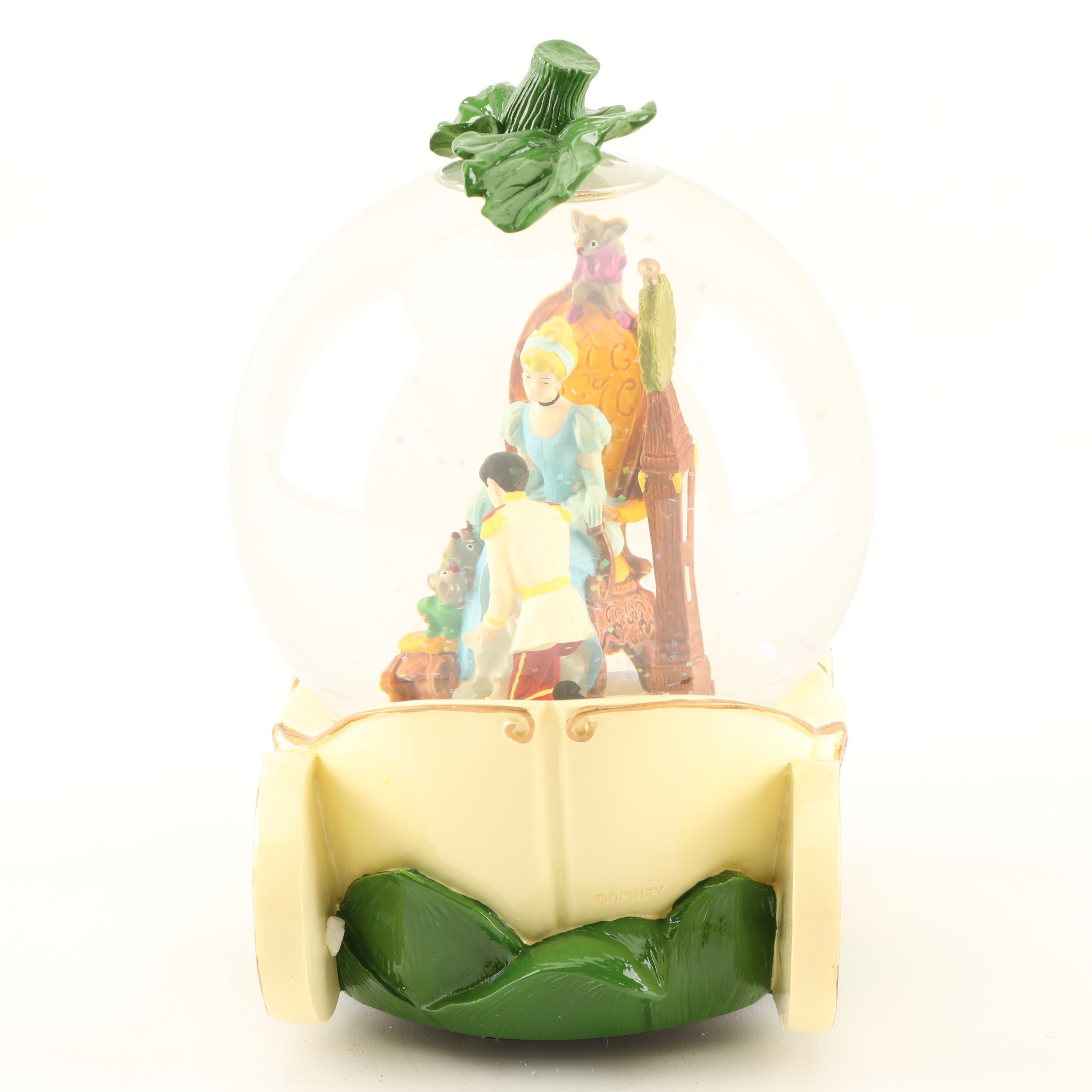 Walt Disney's Cinderella Snow Globe "So This is Love" Music Box EBTH
