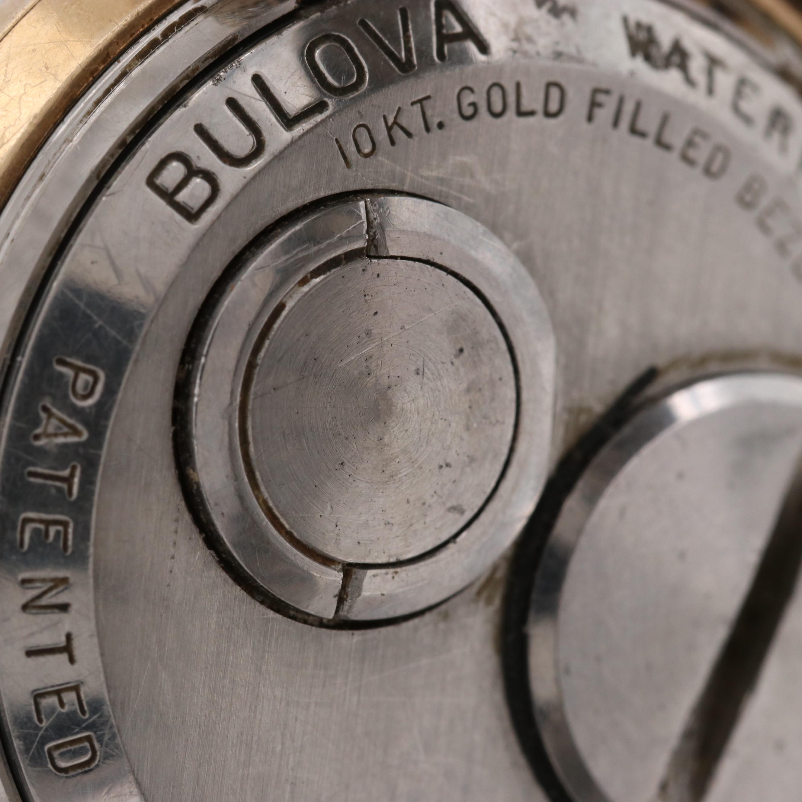 Vintage Bulova Accutron Spaceview 214 Gold Filled Tuning Fork Watch