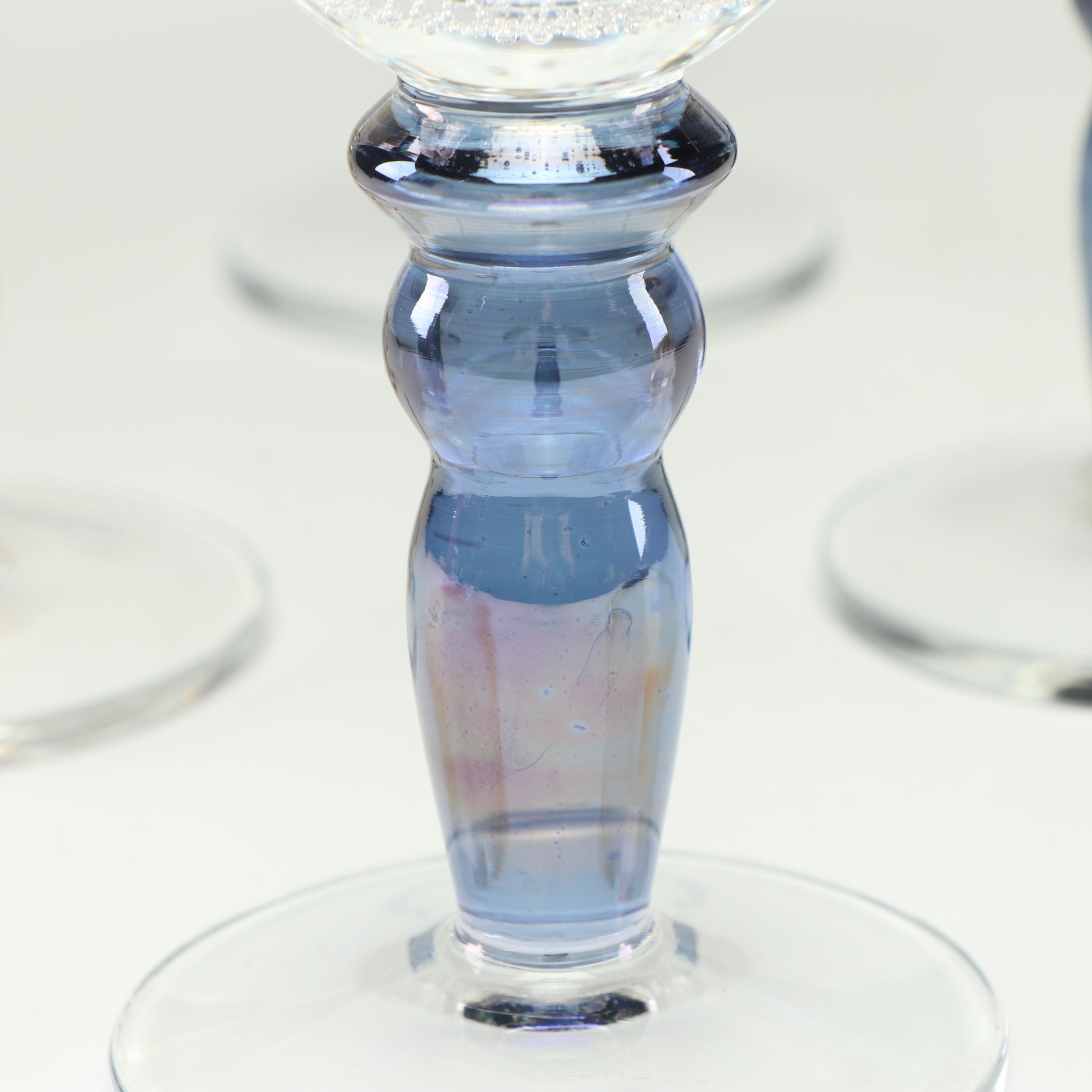 Art Glass Martini Glasses