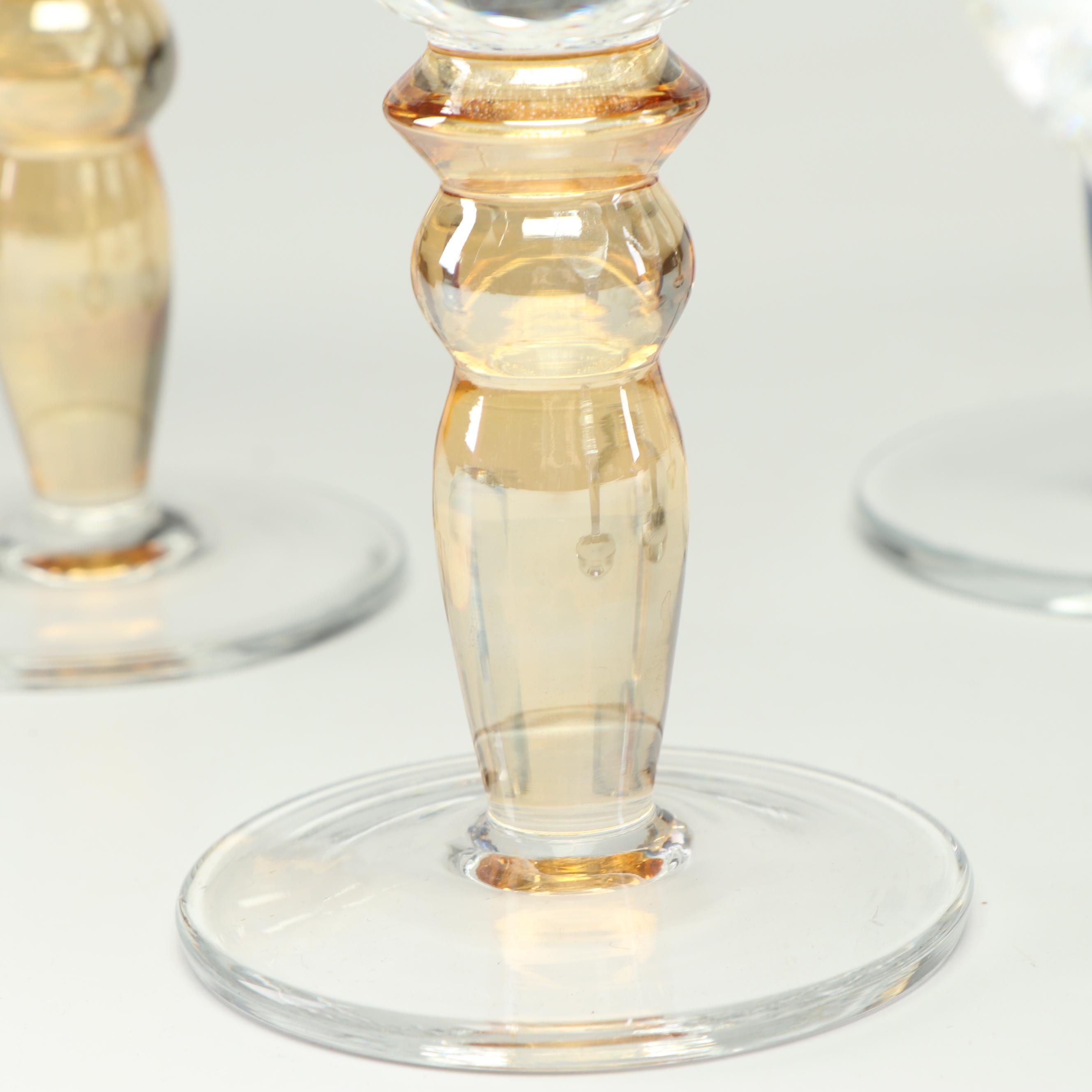 Art Glass Martini Glasses