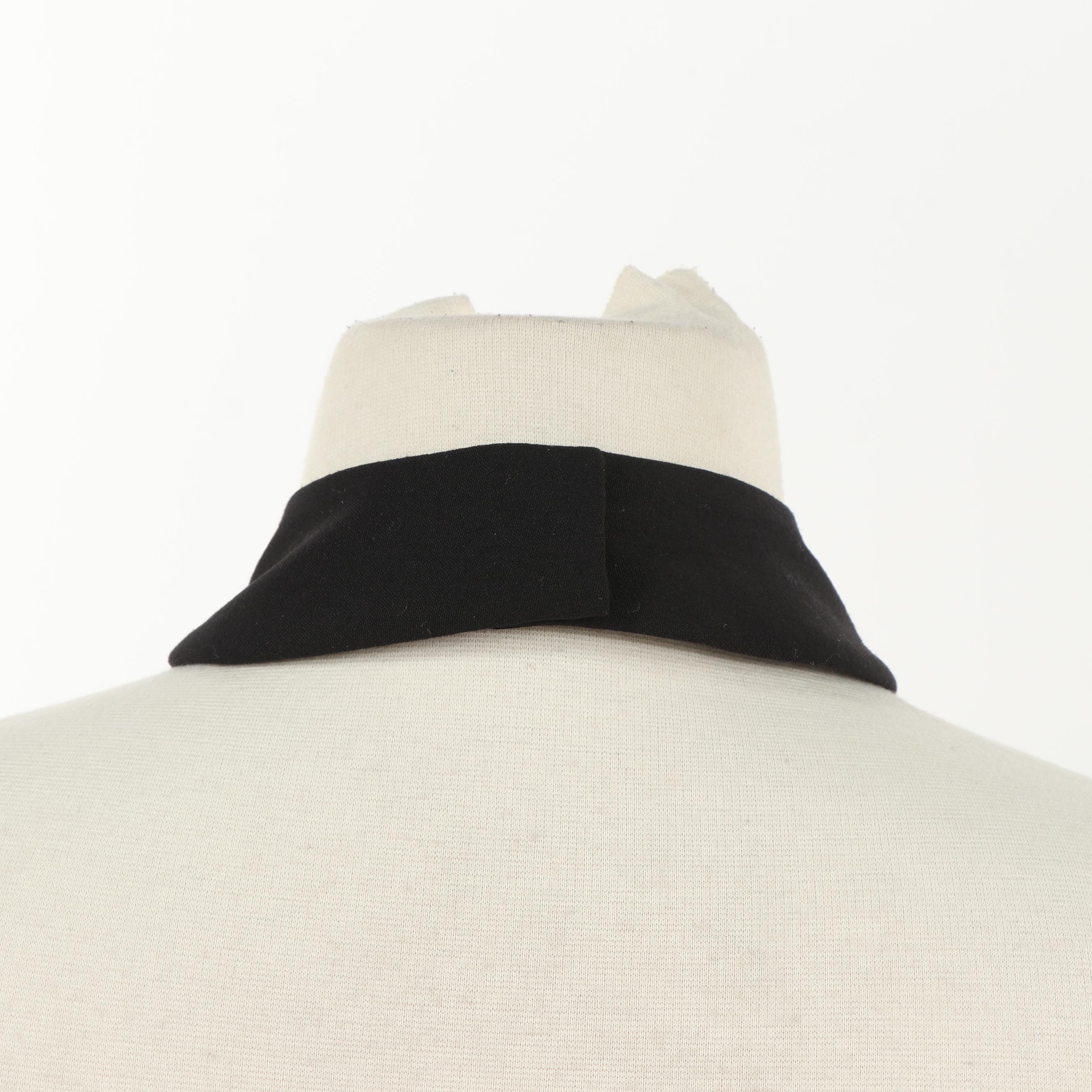 Jason Wu Resort 2013 Black and Cream Fitted Princess Seam Halter Dress