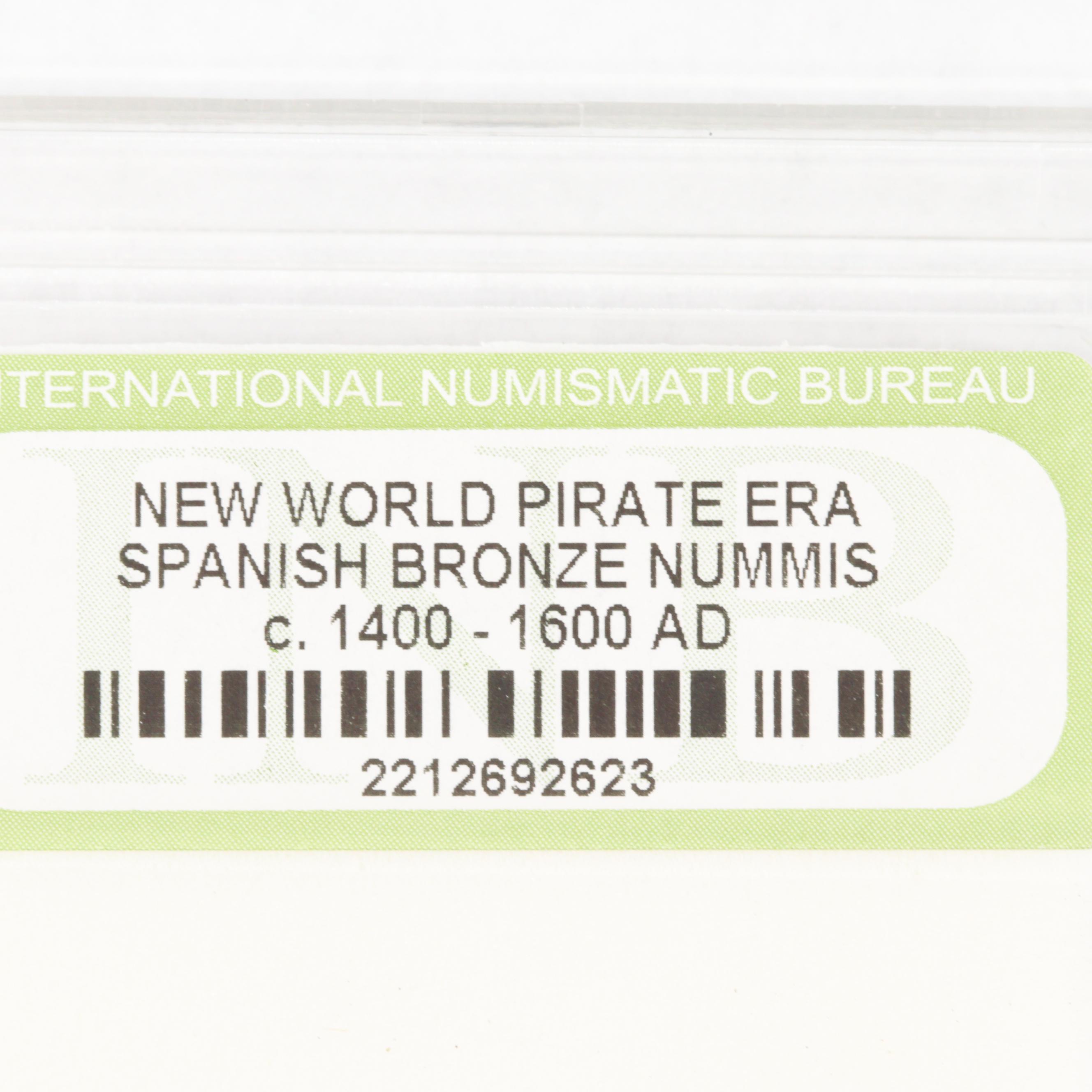 Three Encapsulated Ancient to Late Middle Ages Bronze Coins