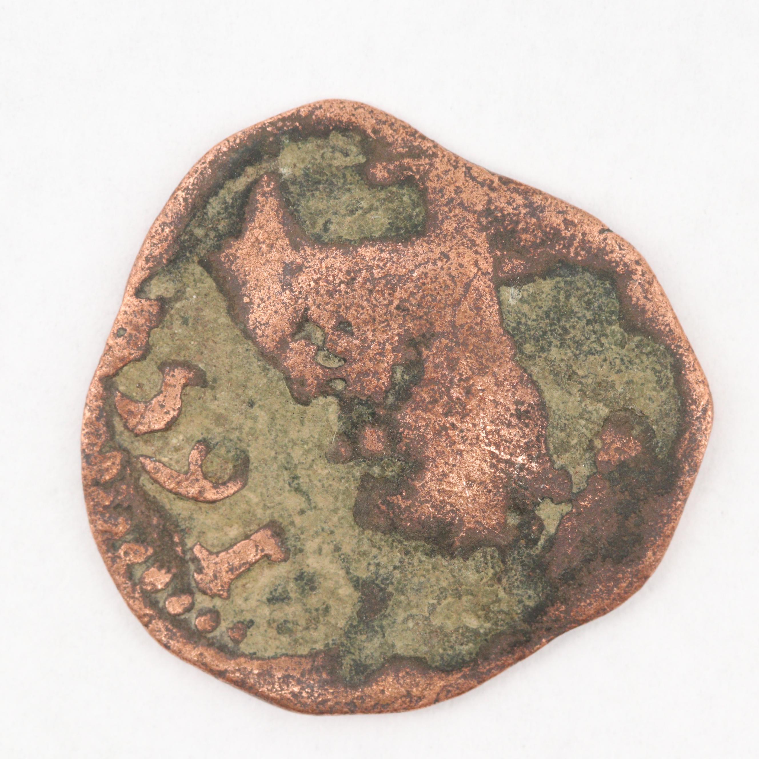 Three Encapsulated Ancient to Late Middle Ages Bronze Coins