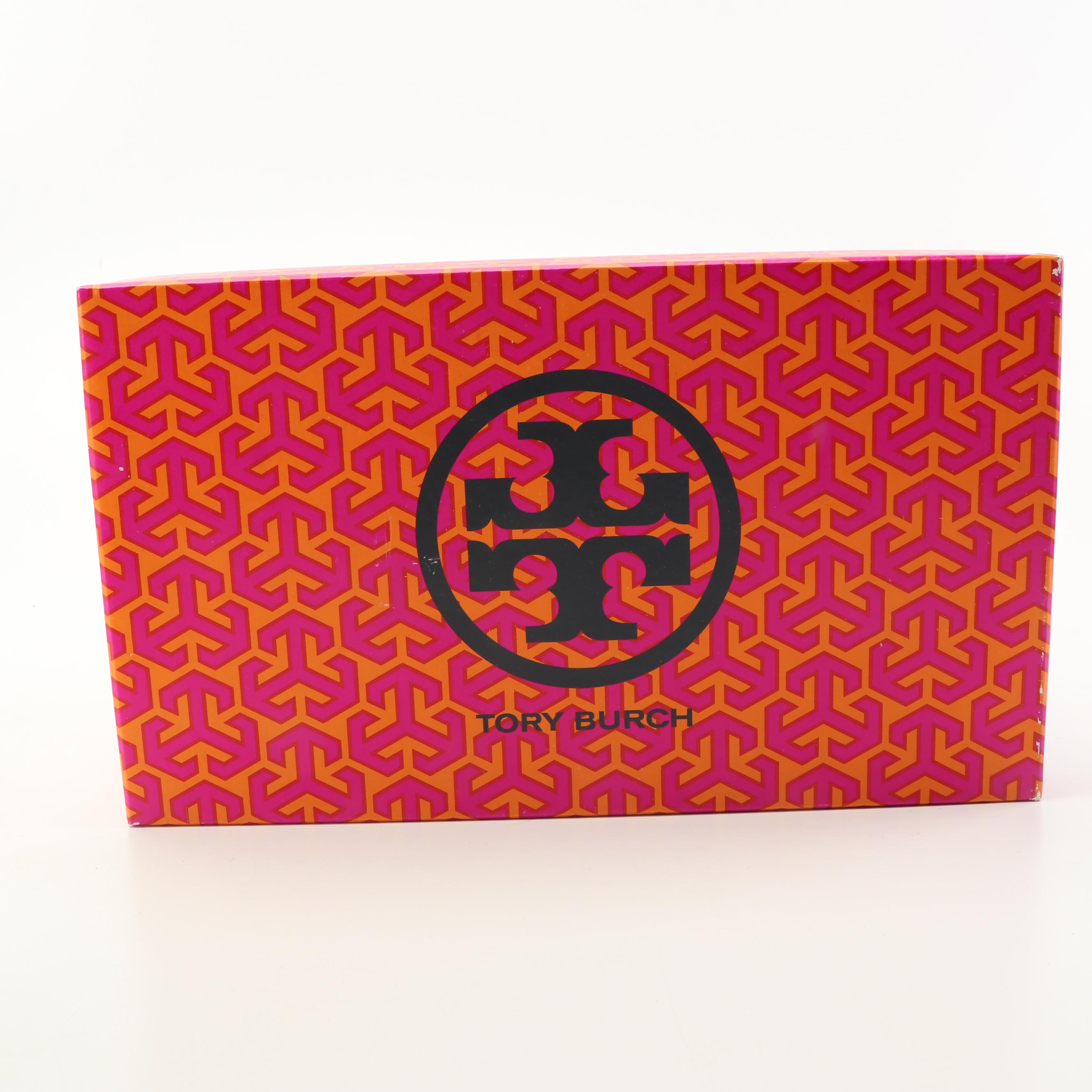 Kate Spade New York Patent Leather Pumps with Tory Burch Leather Sandals