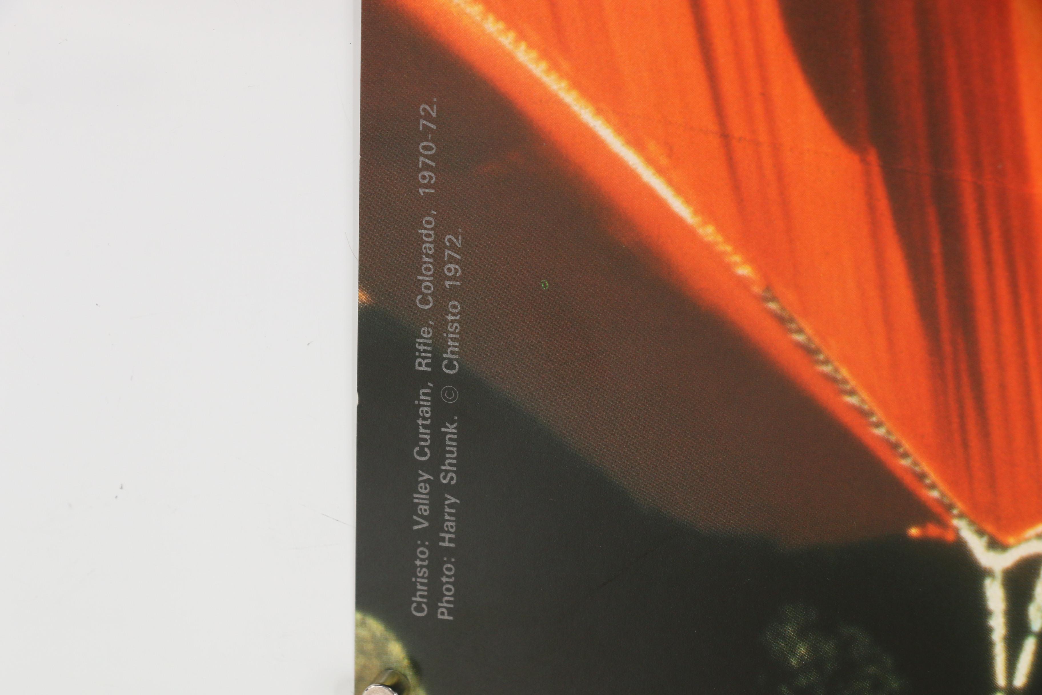 Christo and Jeanne-Claude Signed Offset Lithograph of "Valley Curtain"