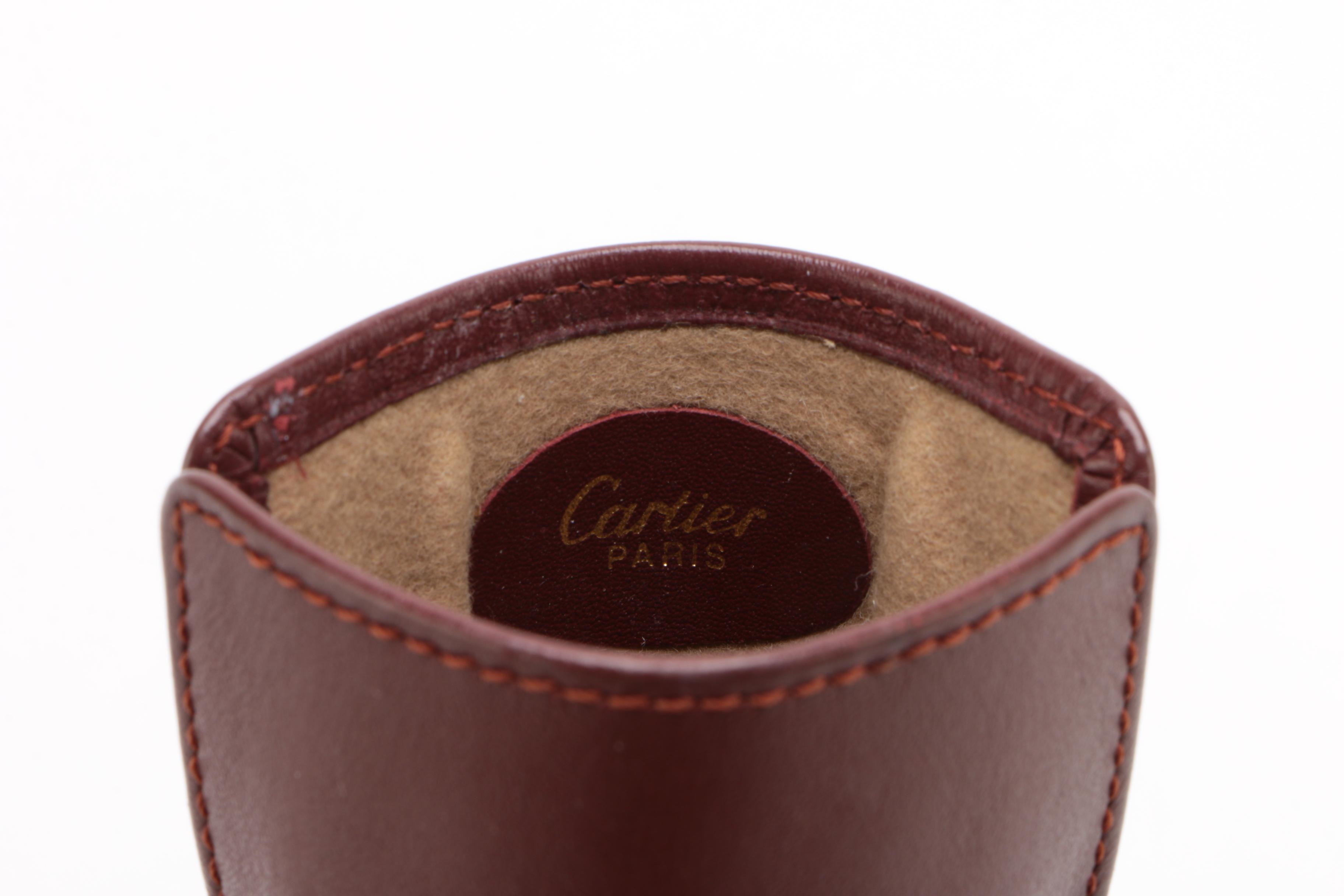 Vintage Cartier Sunglasses in Leather Case, Made in France