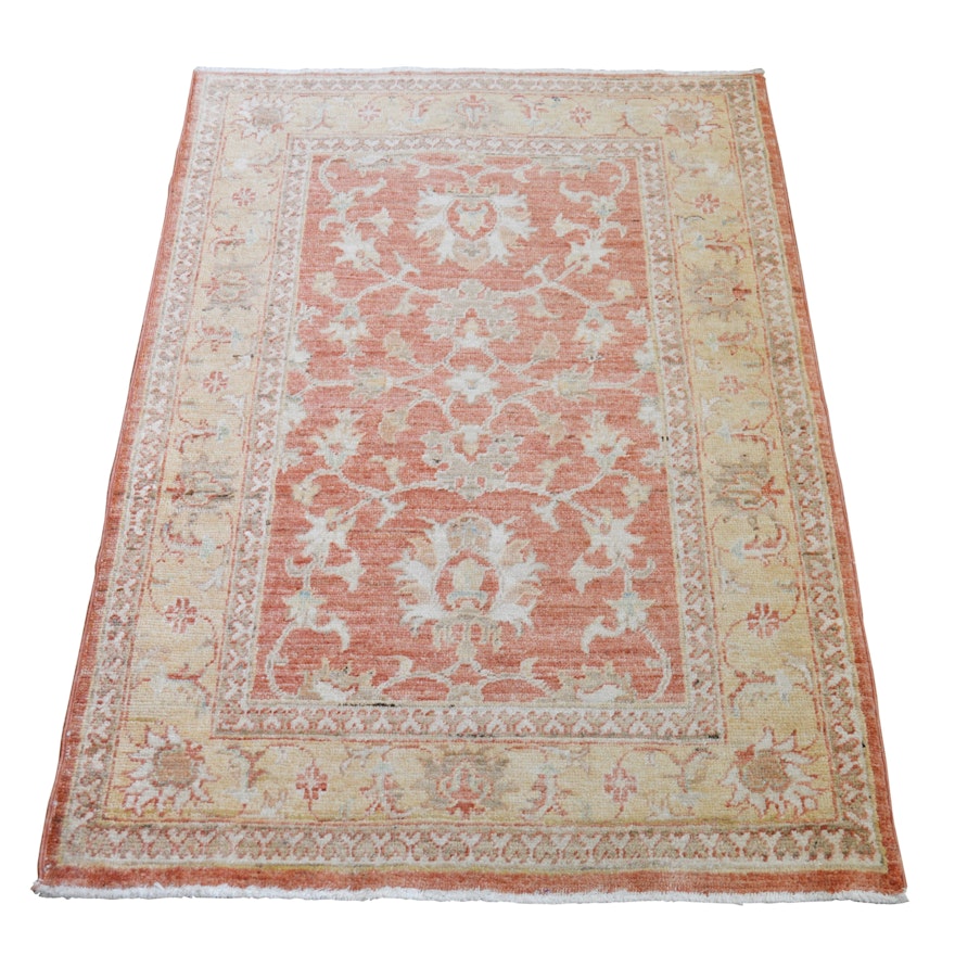 Hand-Knotted Pakistani Wool Accent Rug from The Rug Gallery