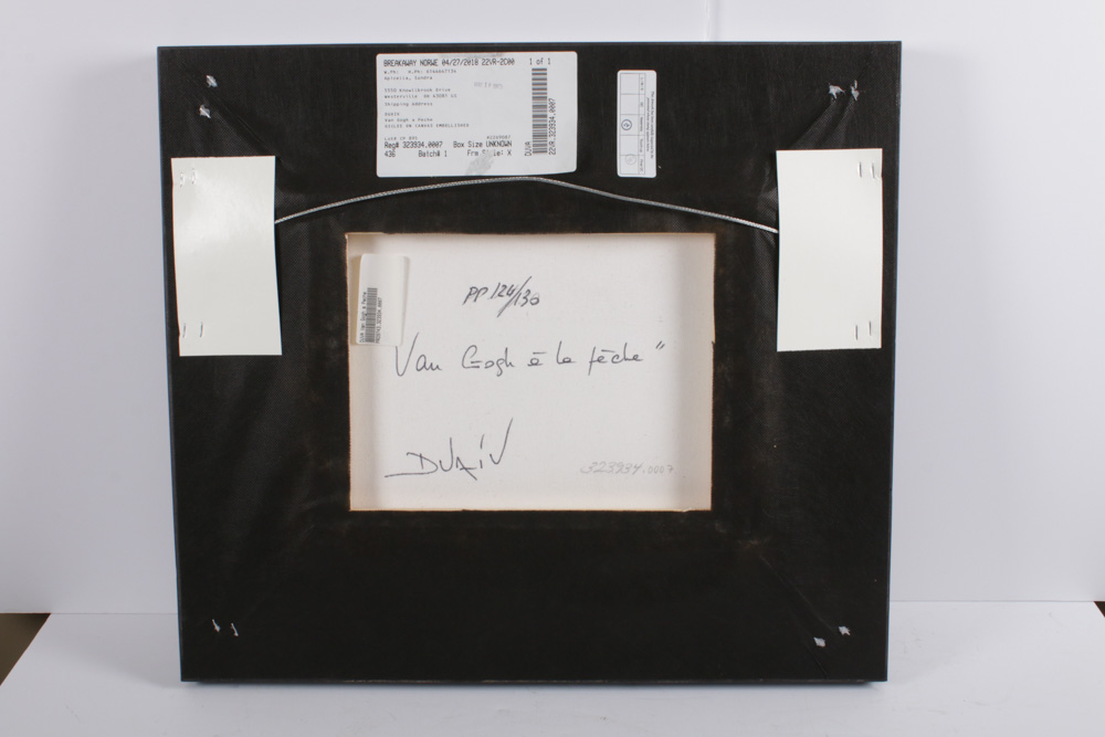 Duaiv Embellished Giclée "Van Gogh à Pêche"