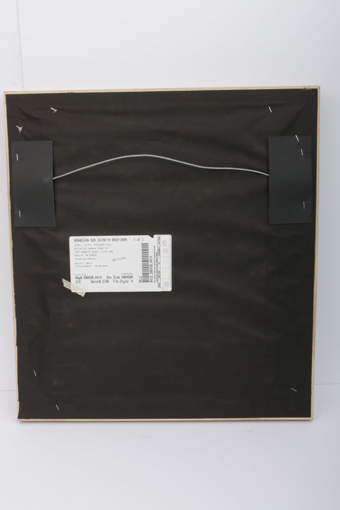 Emile Bellet Hand-Hammered Aluminum Relief "Effleurement"