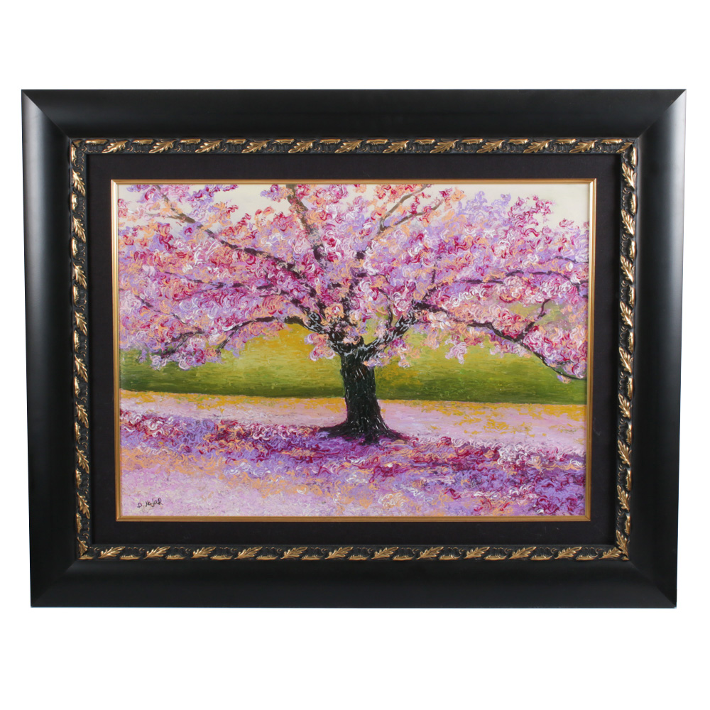 David Najar Embellished Giclée "Lavender Day"