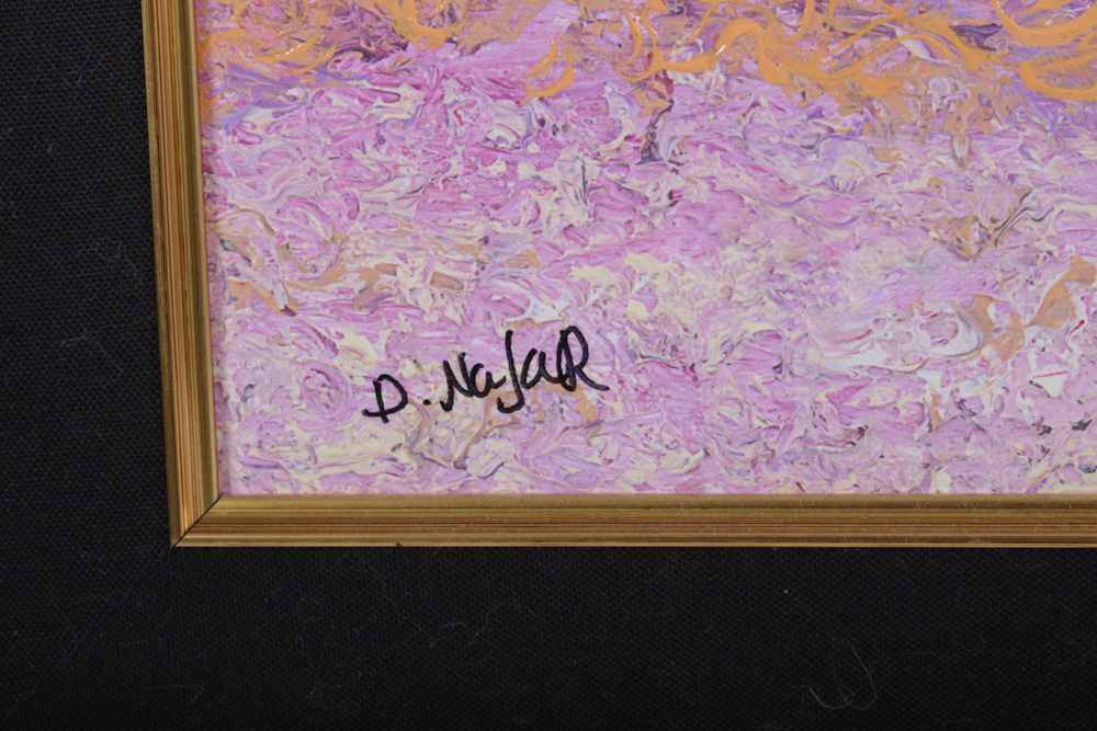 David Najar Embellished Giclée "Lavender Day"