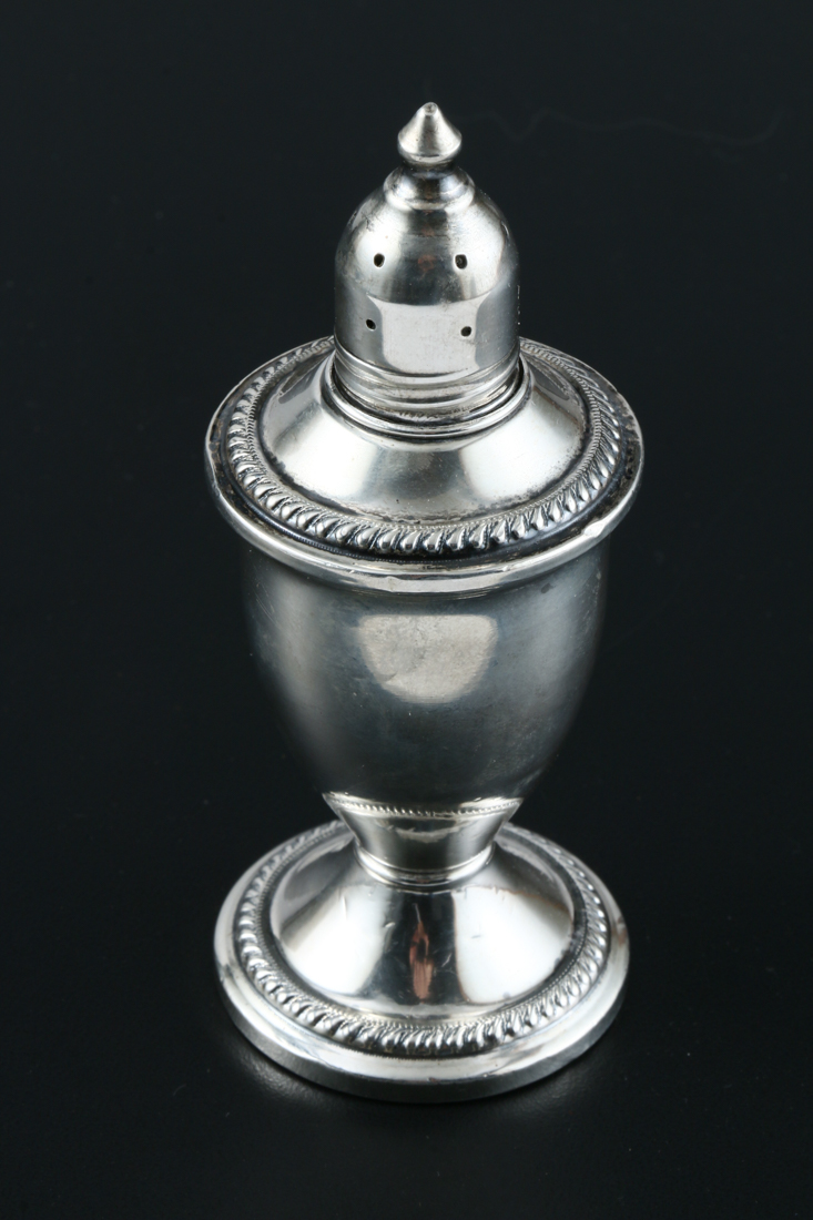 Weighted Sterling Silver Salt and Pepper Shakers