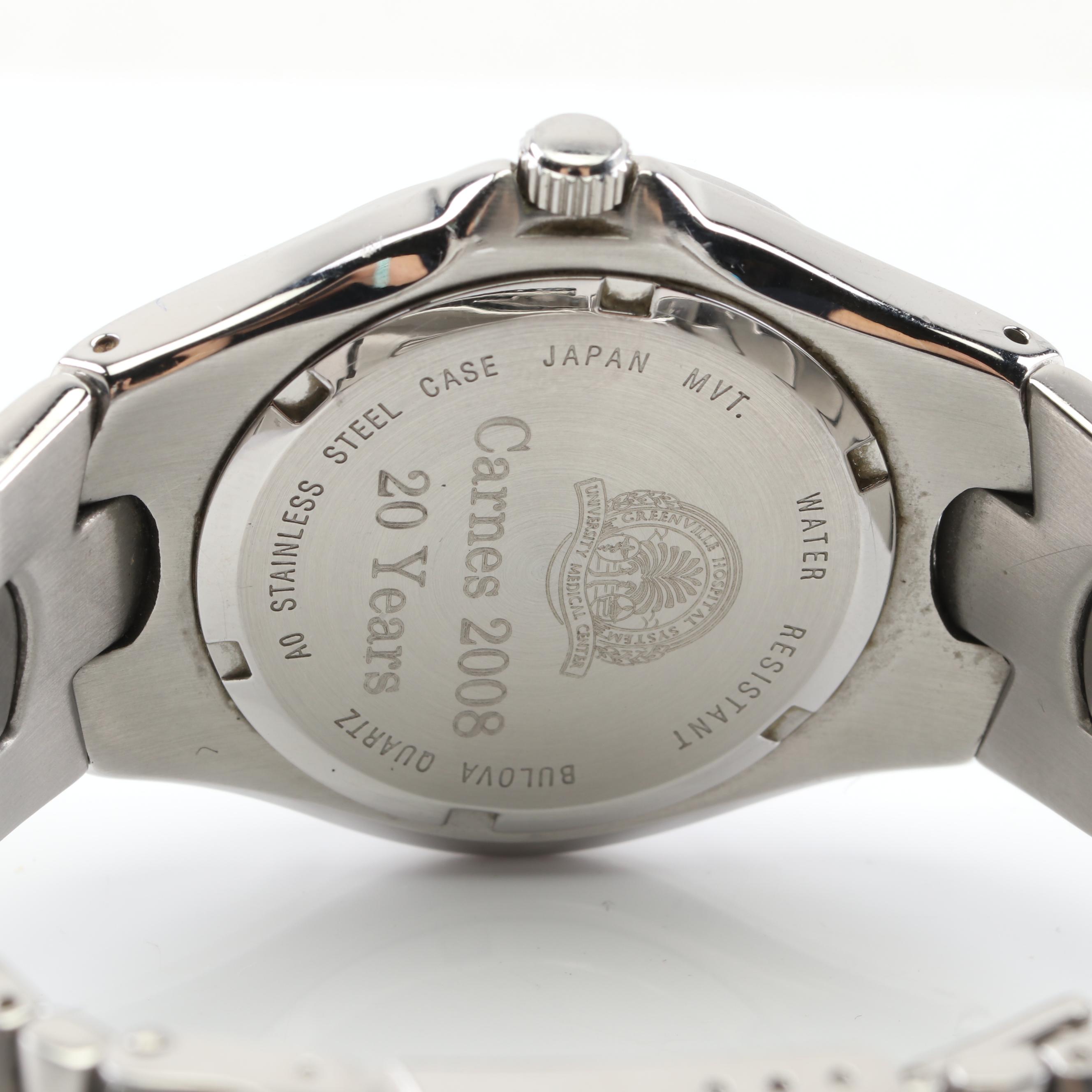 Bulovia Stainless Steel Marine Star Watch