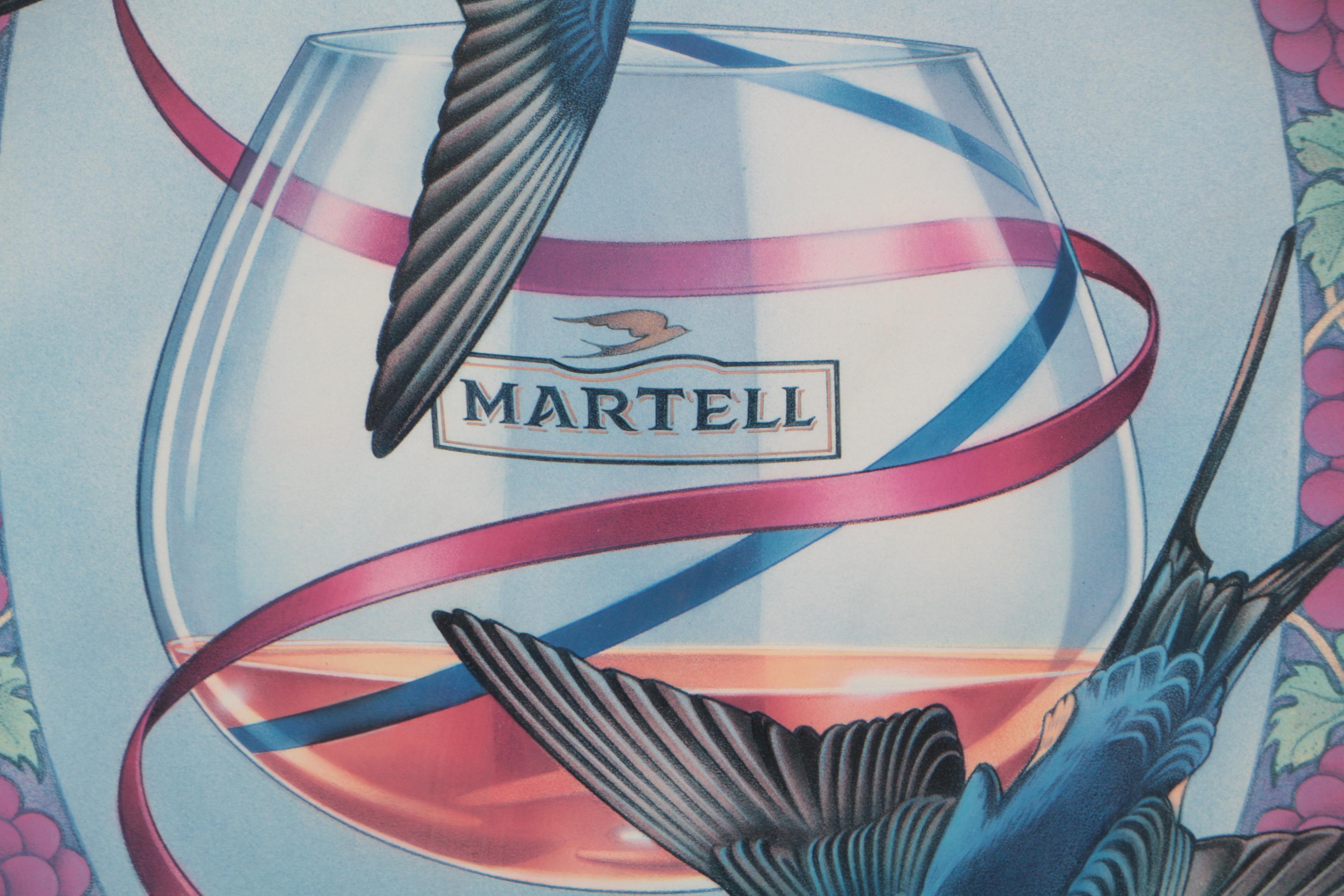 Martell Cognac Advertisement Offset Lithograph Poster