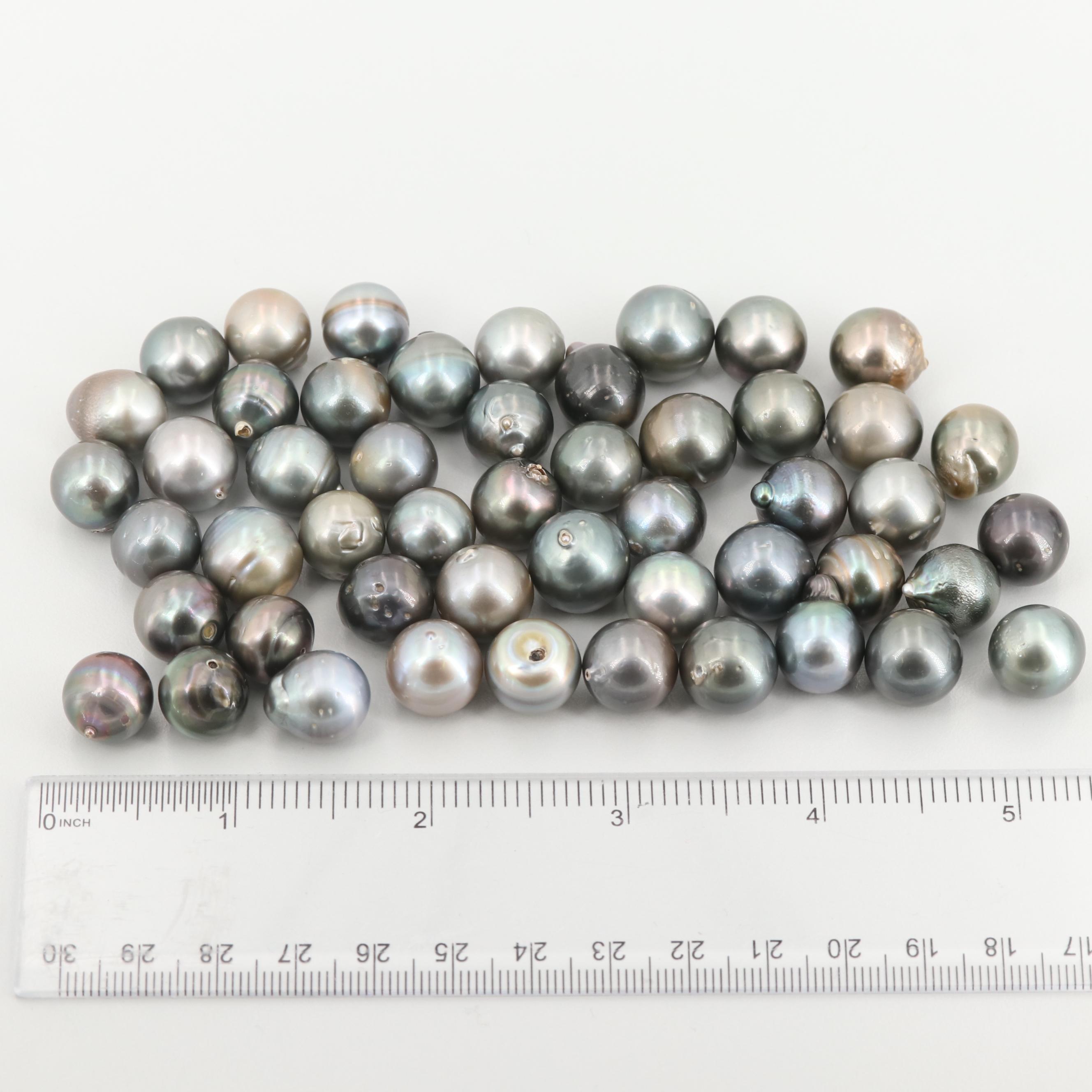 Loose Gray Black Cultured Pearls