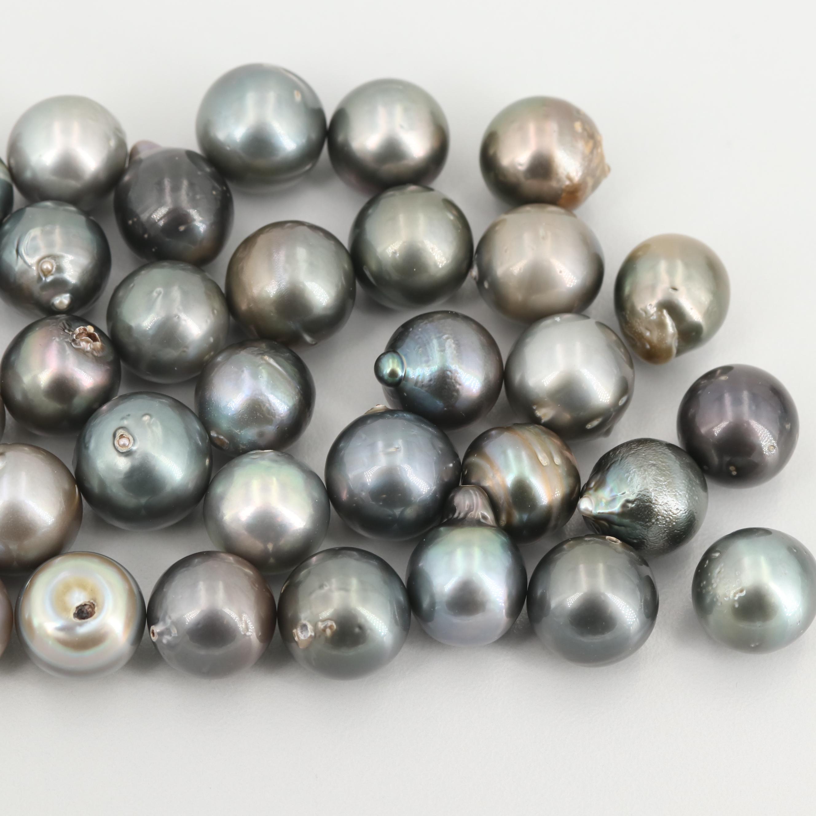 Loose Gray Black Cultured Pearls