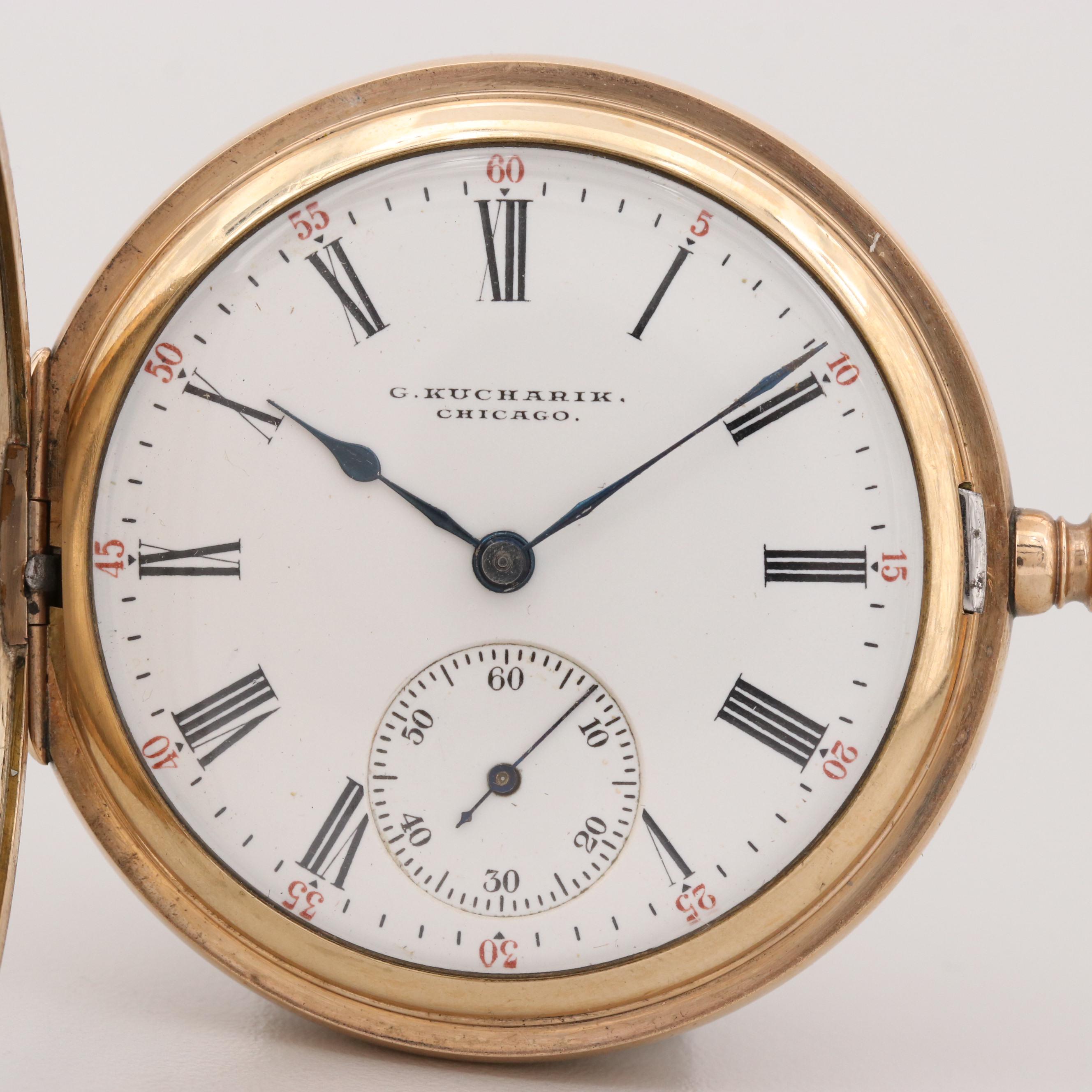 Elgin Gold Filled Pocket Watch, 1905
