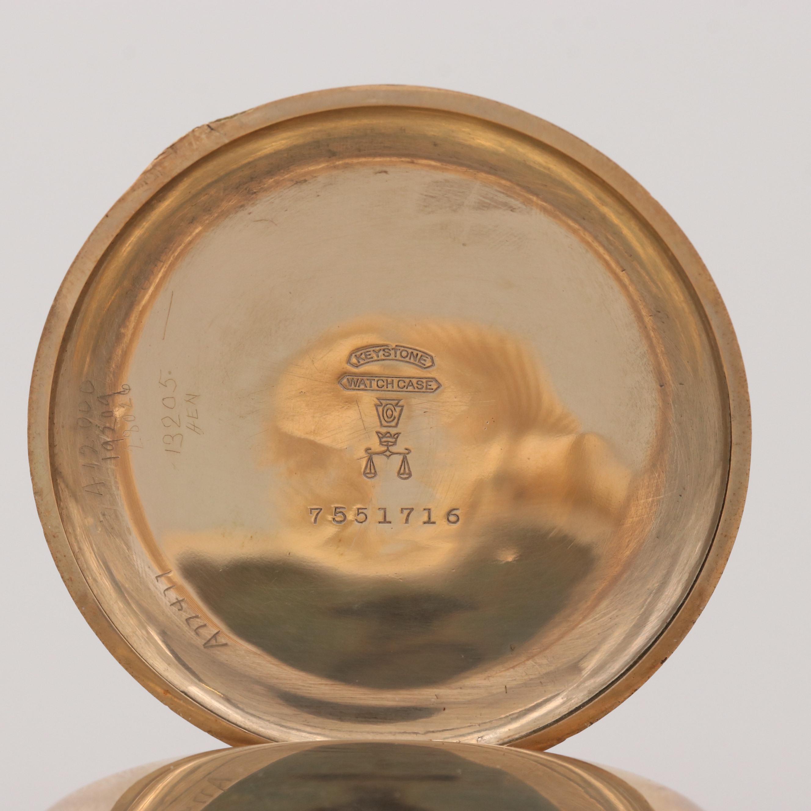 Elgin Gold Filled Pocket Watch, 1905