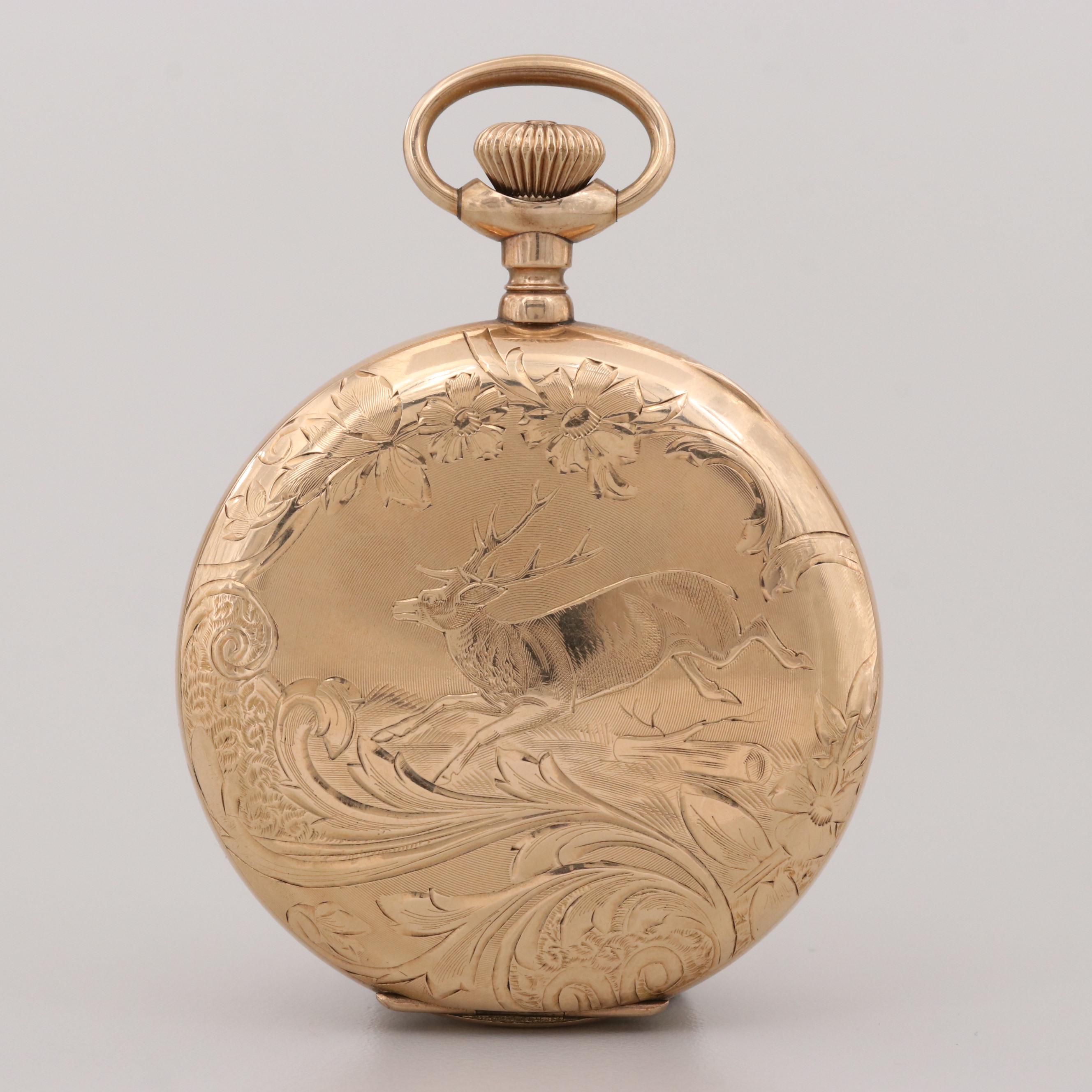 Elgin Gold Filled Pocket Watch, 1905