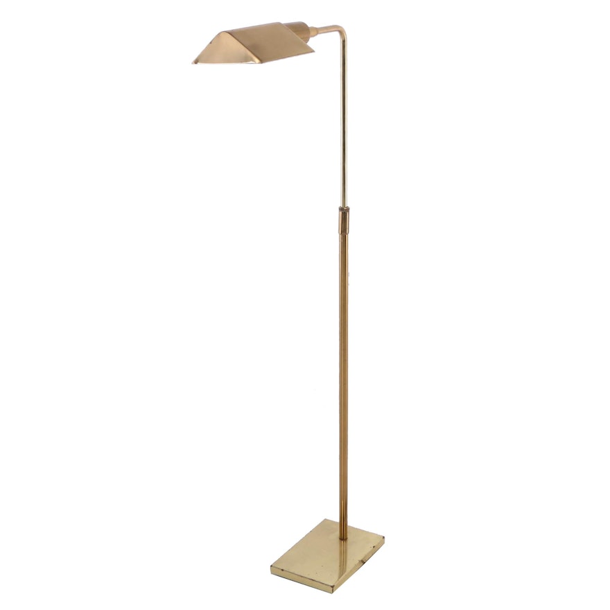 OMI Brass Adjustable Floor Lamp, Circa 1960