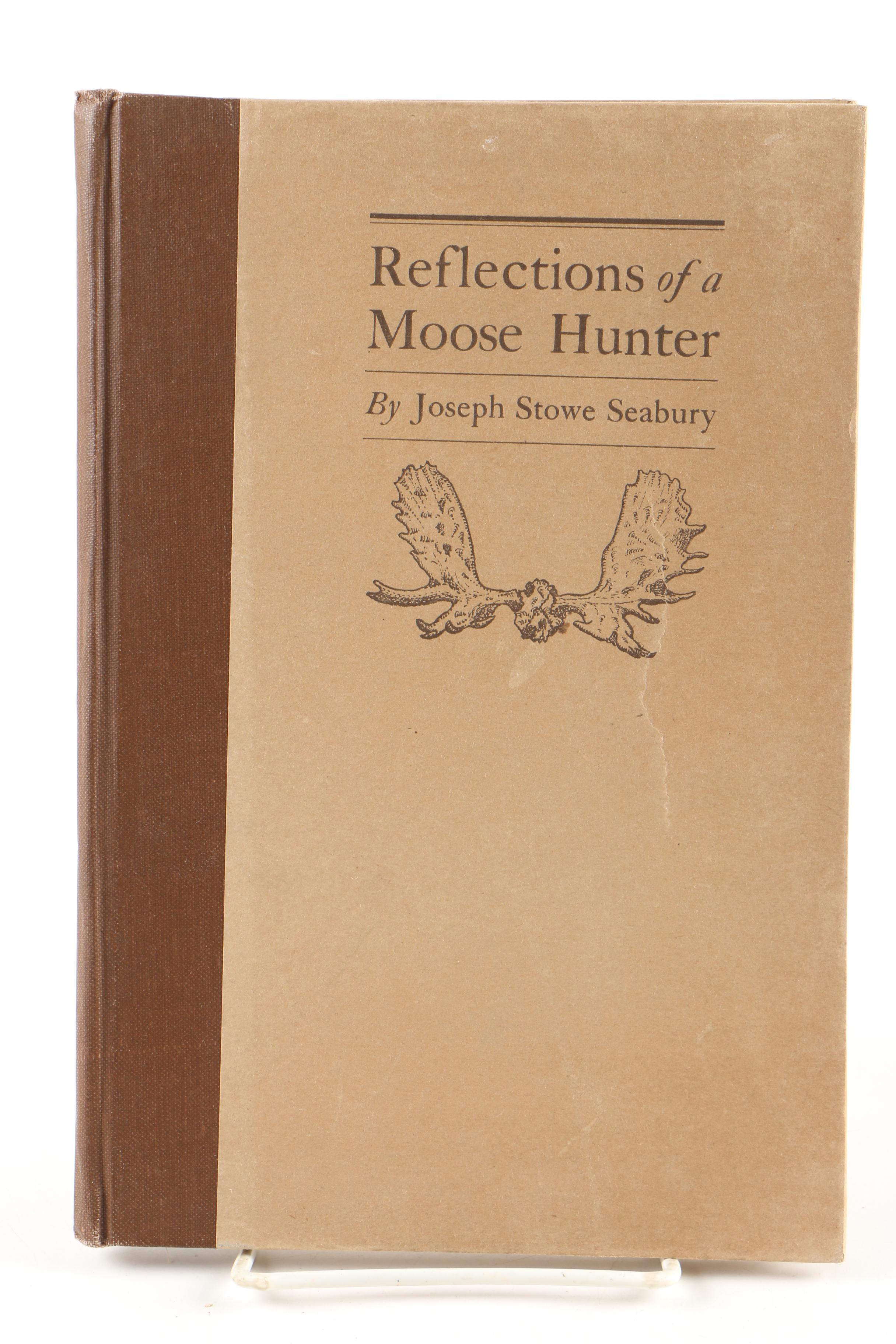 Books on Moose featuring 1920 "The Moose Book" by Samuel Merrill