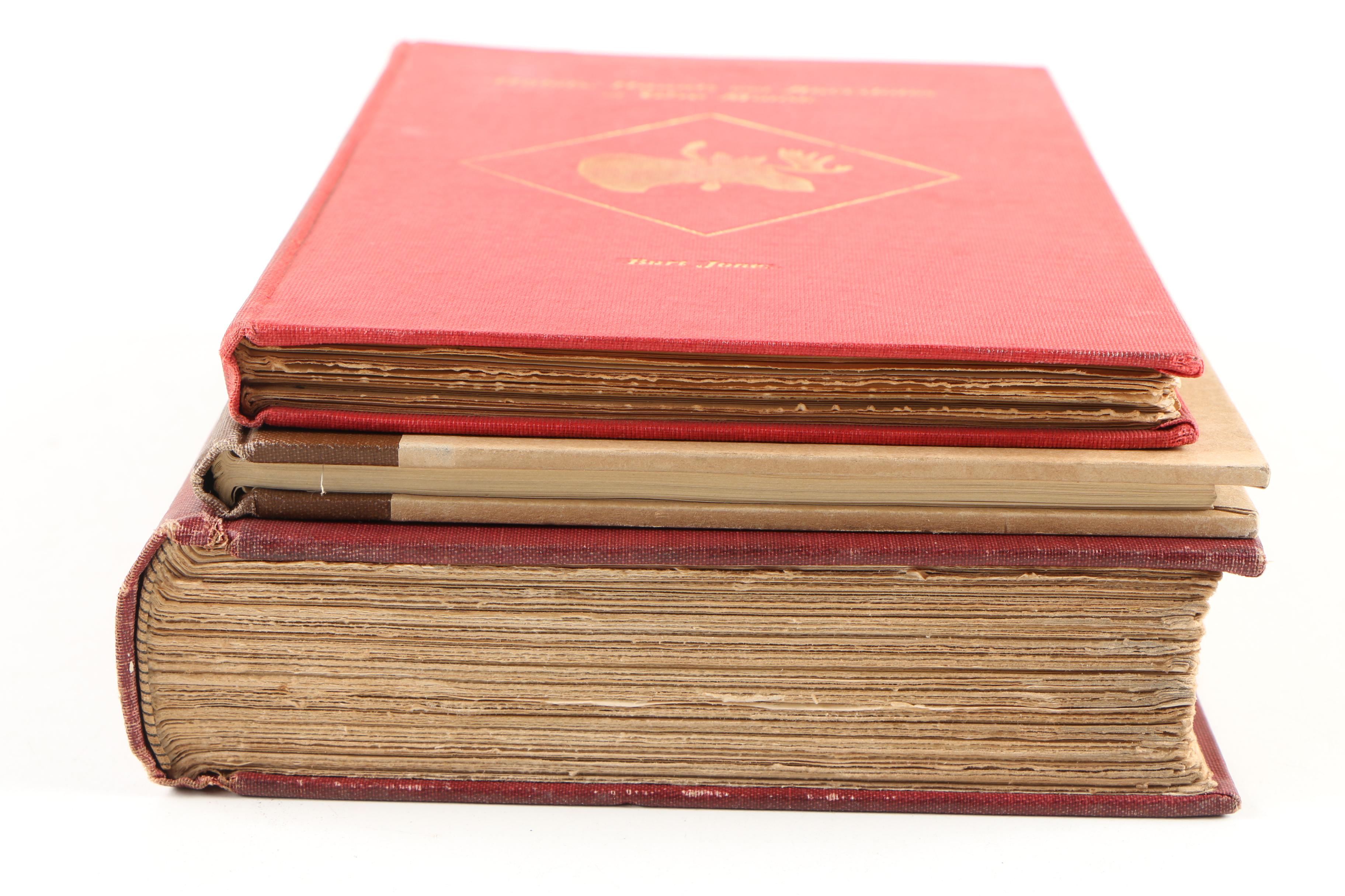 Books on Moose featuring 1920 "The Moose Book" by Samuel Merrill