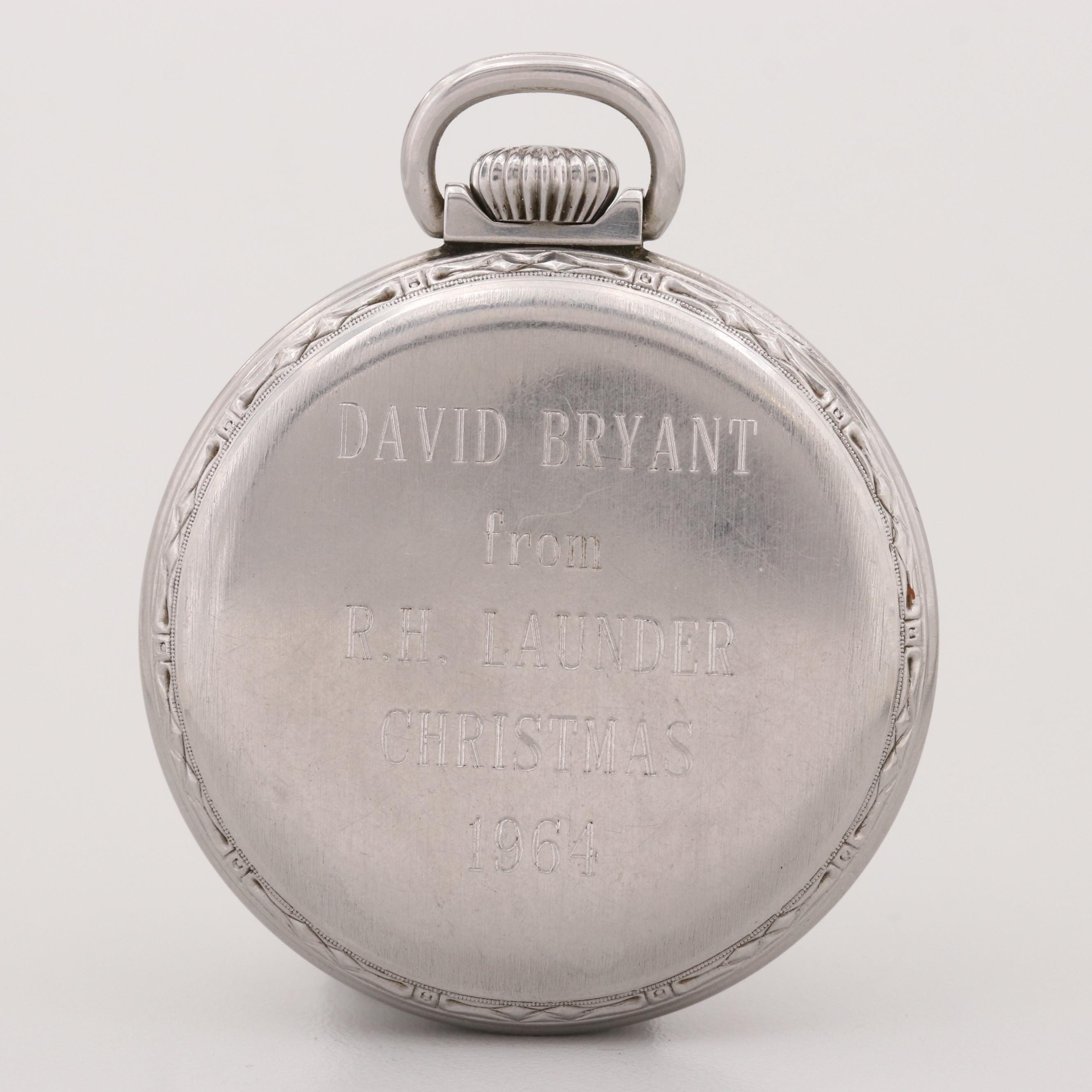 Vintage Waltham Vanguard Up & Down Railroad Grade Pocket Watch, 1935