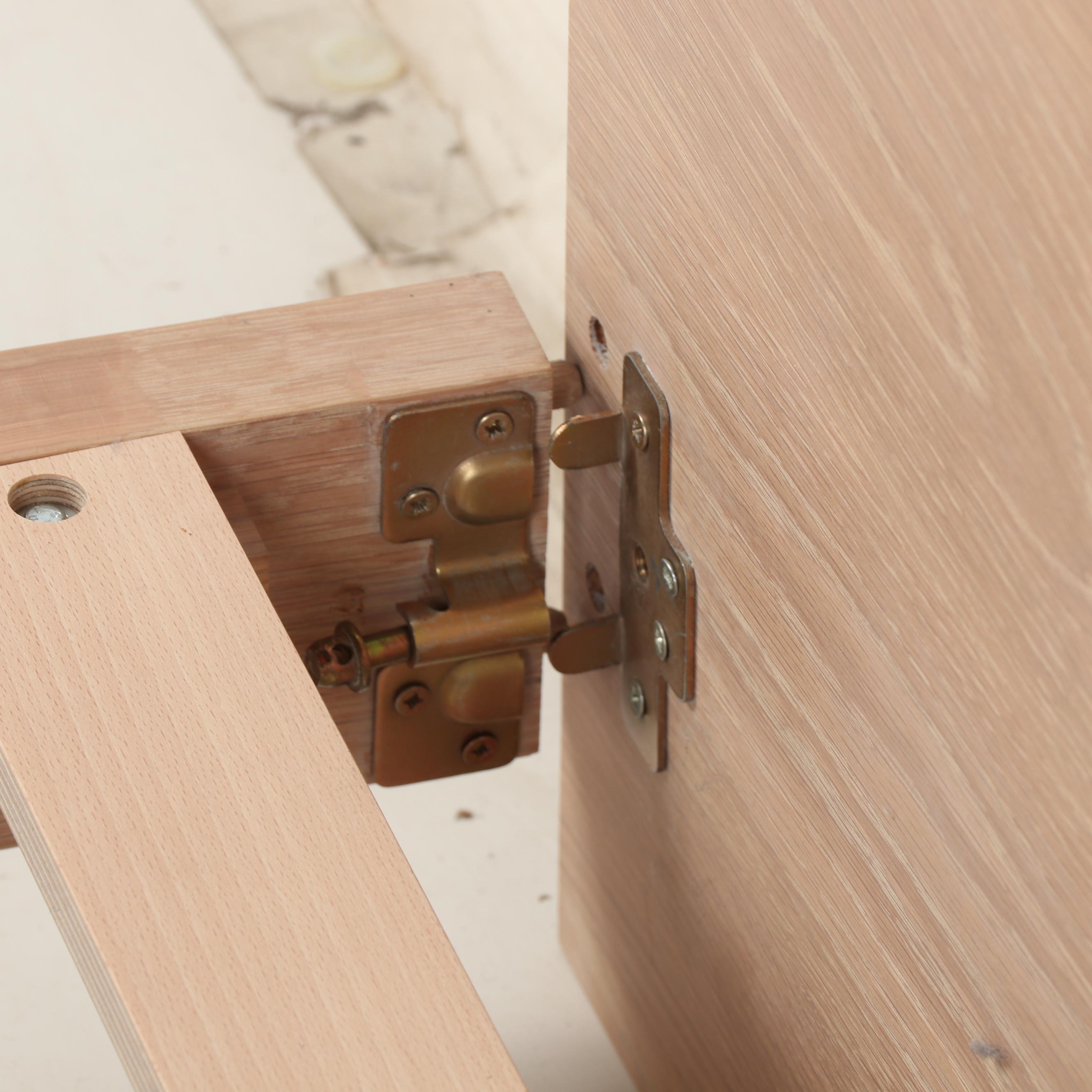 Contemporary Danish Modern Full Size Wooden Bed Frame