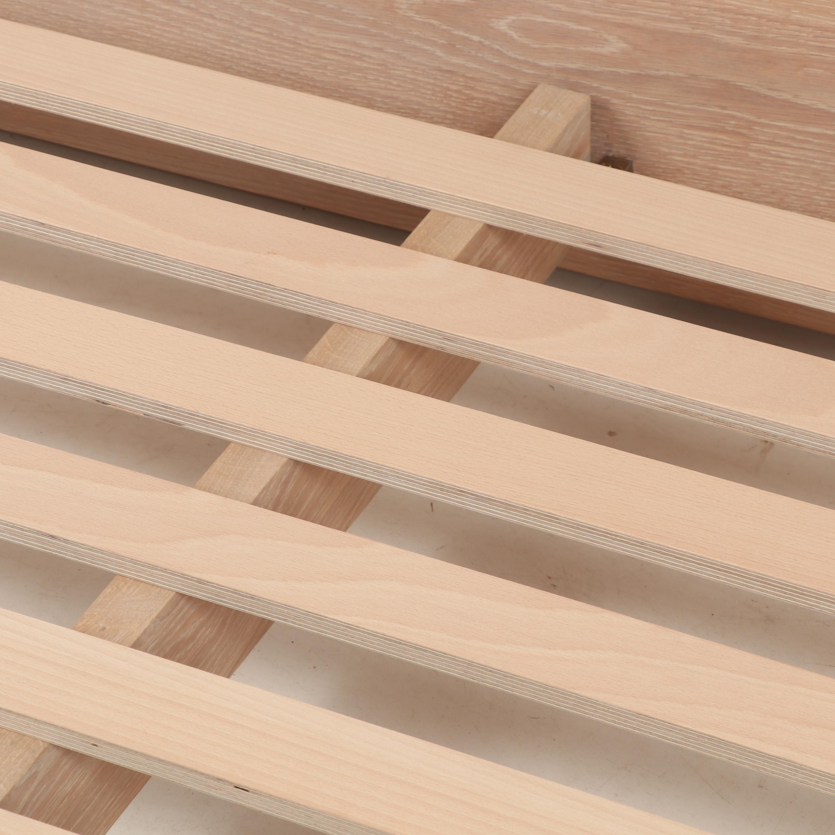 Contemporary Danish Modern Full Size Wooden Bed Frame