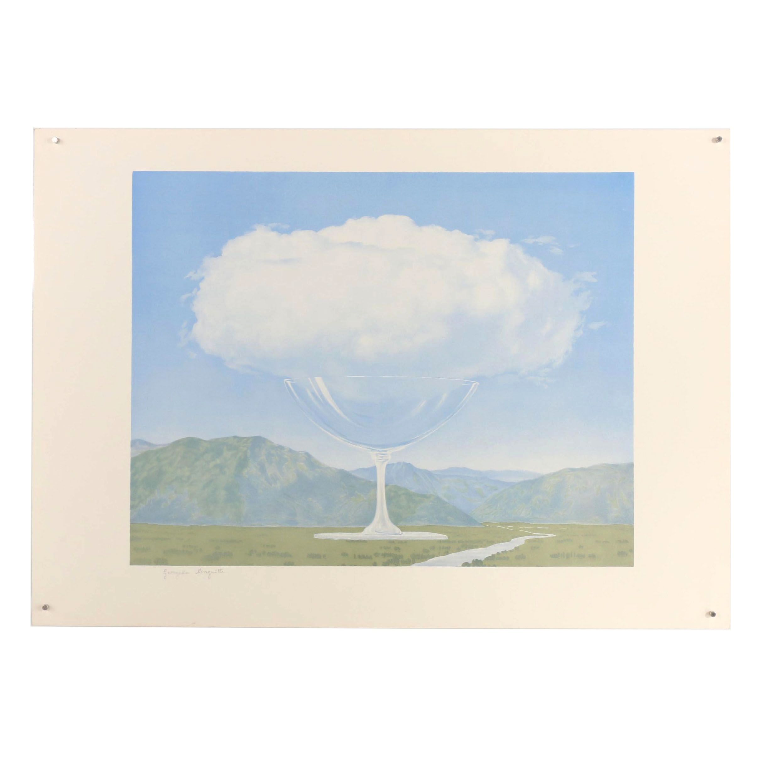 Georgette Magritte Lithograph after René Magritte "La Corde Sensible"