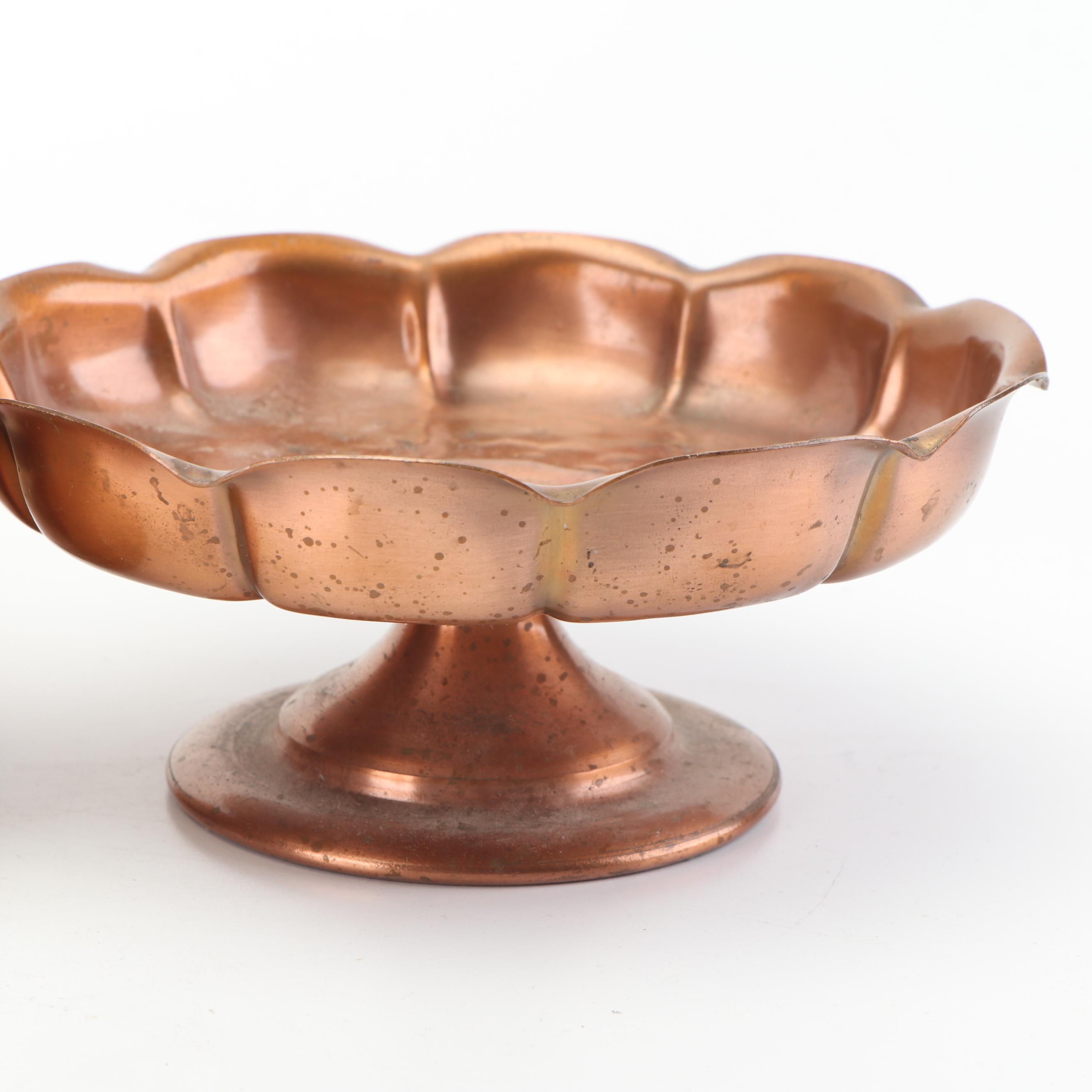 Paul Revere Copper Tea Kettle with Other Kitchenware