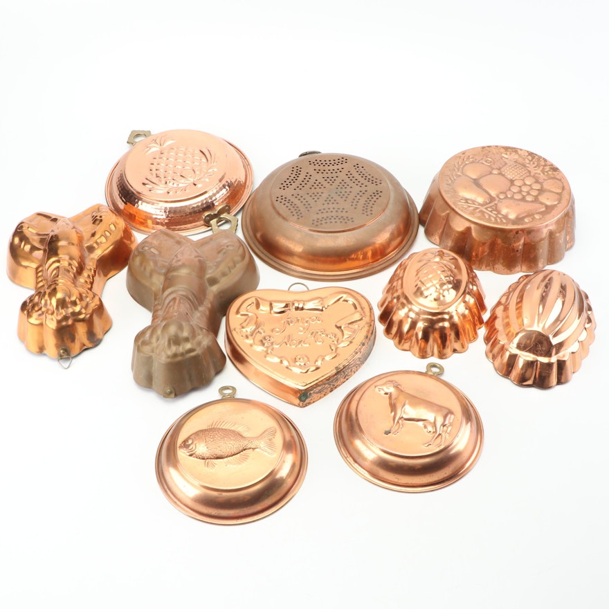 Copper Molds and Pans