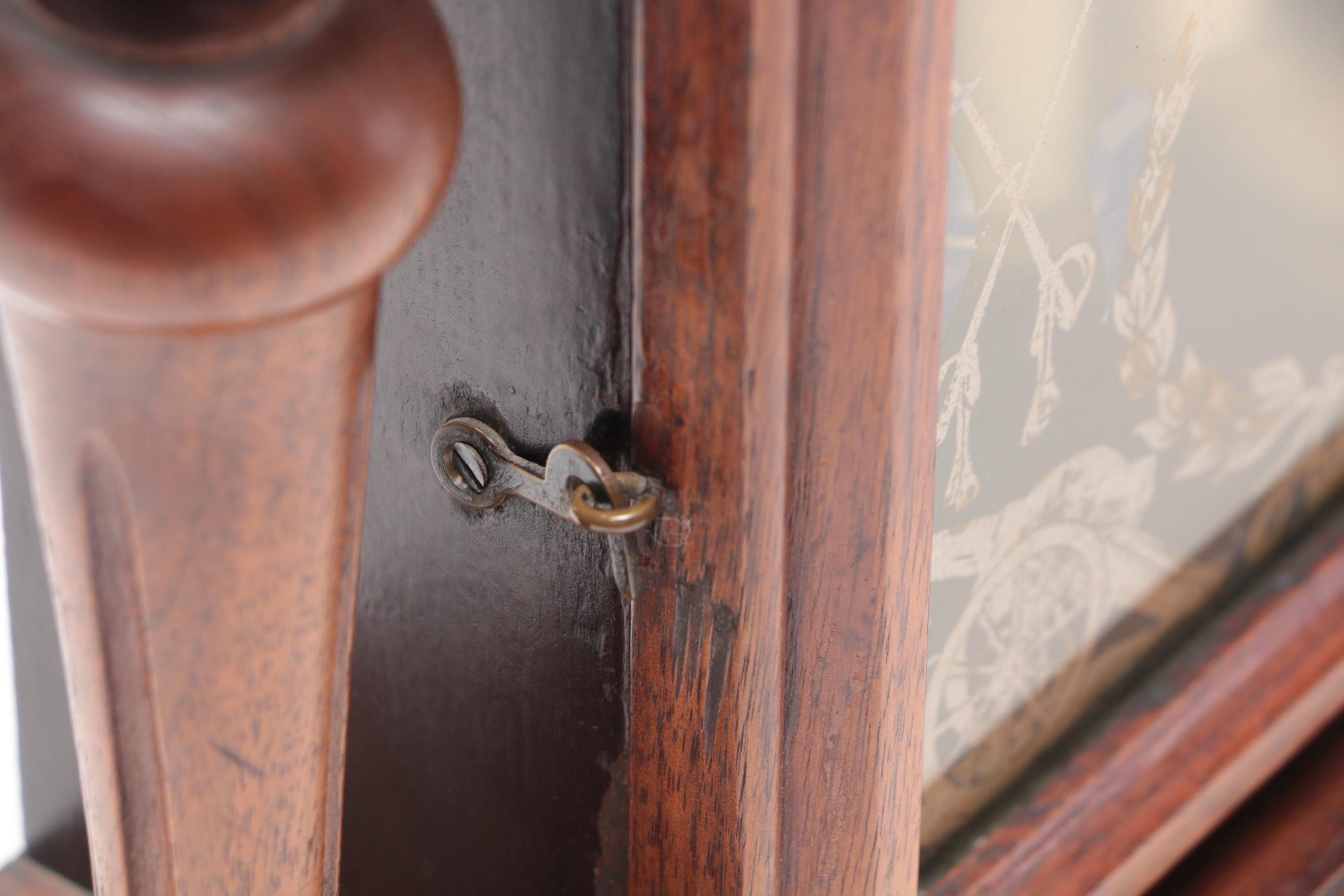 Ansonia "King" Walnut Mantel Clock, Late 19th to Early 20th Century