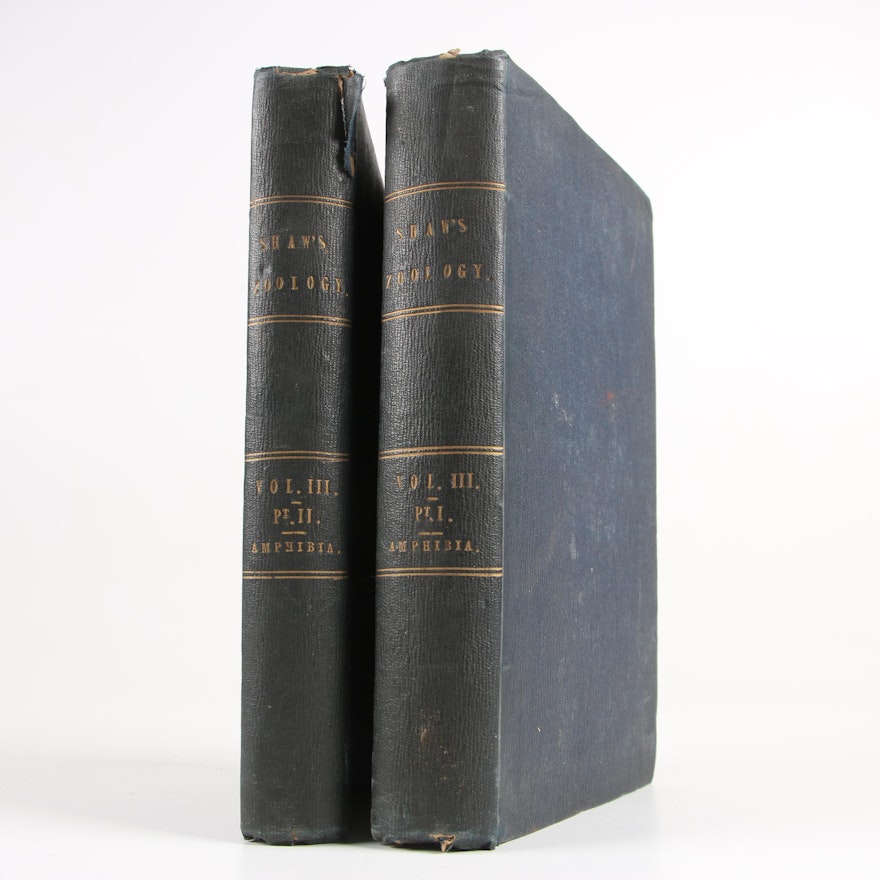 1802 "General Zoology, or Systematic Natural History" Vol. III by George Shaw