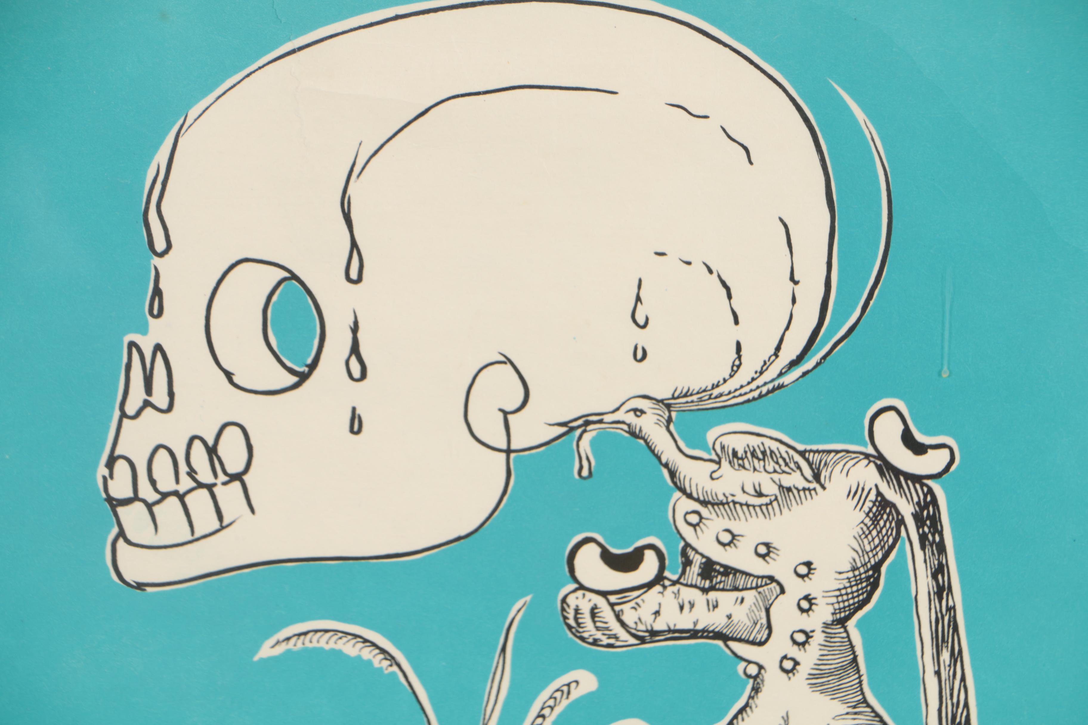 Salvador Dalí 1973 Lithograph from "Les Songes Drolatiques de Pantagruel"