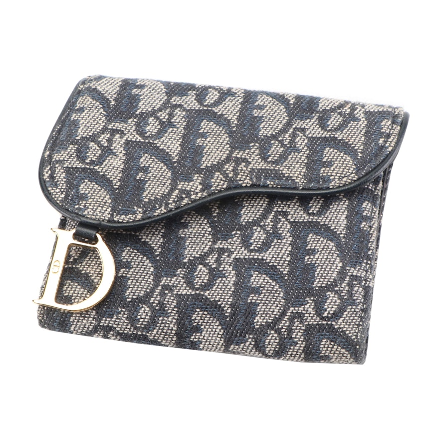 Christian Dior Paris Monogram Canvas Wallet