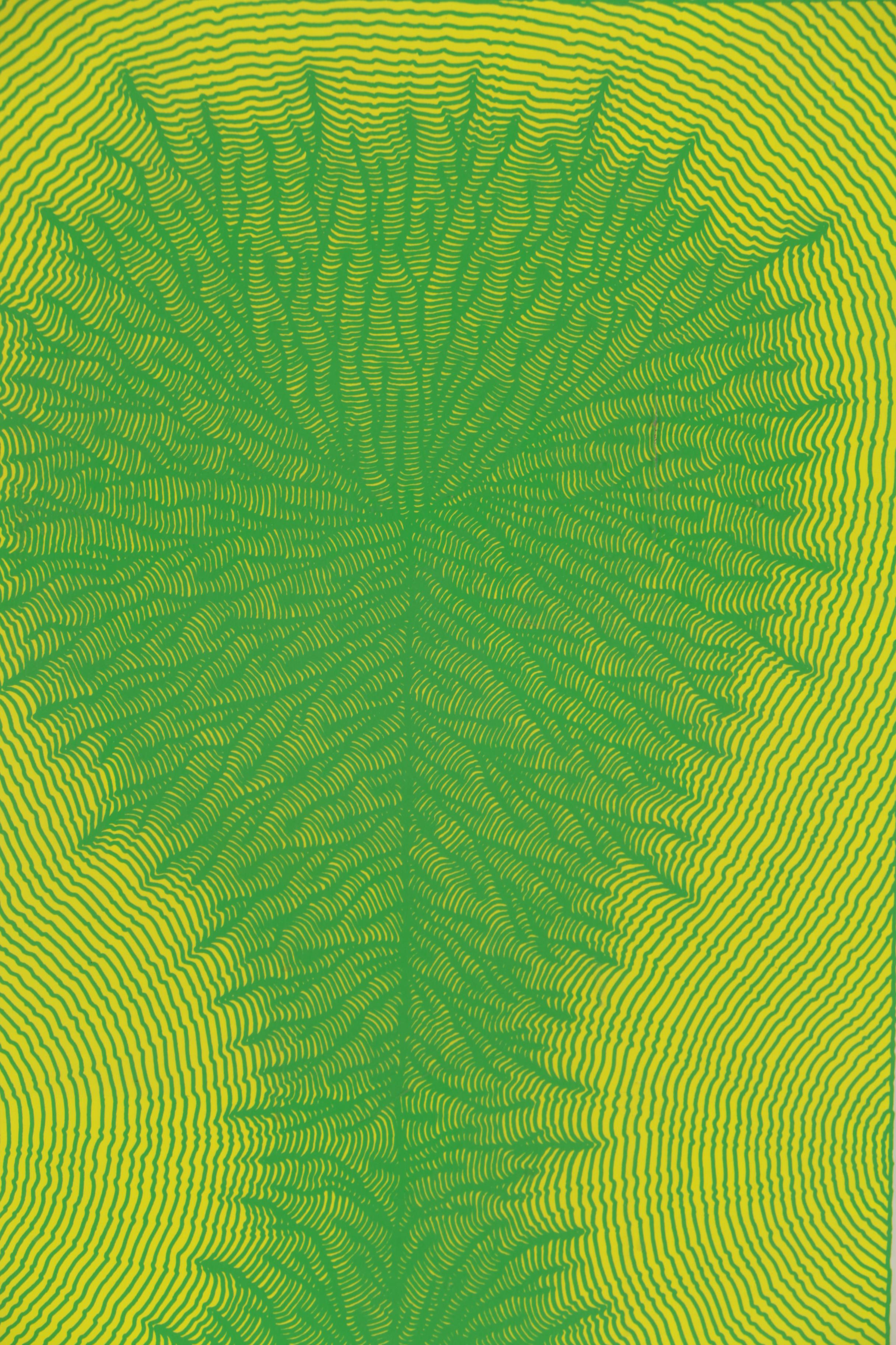 Henry Pearson Late 20th Century Op Art Serigraph