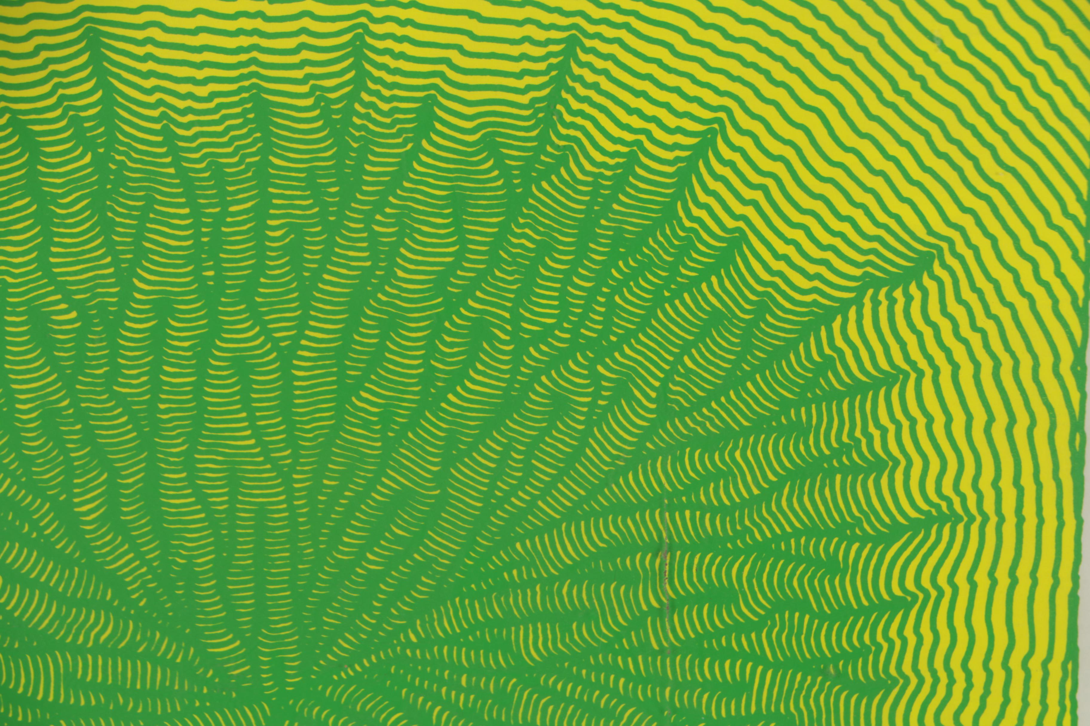 Henry Pearson Late 20th Century Op Art Serigraph