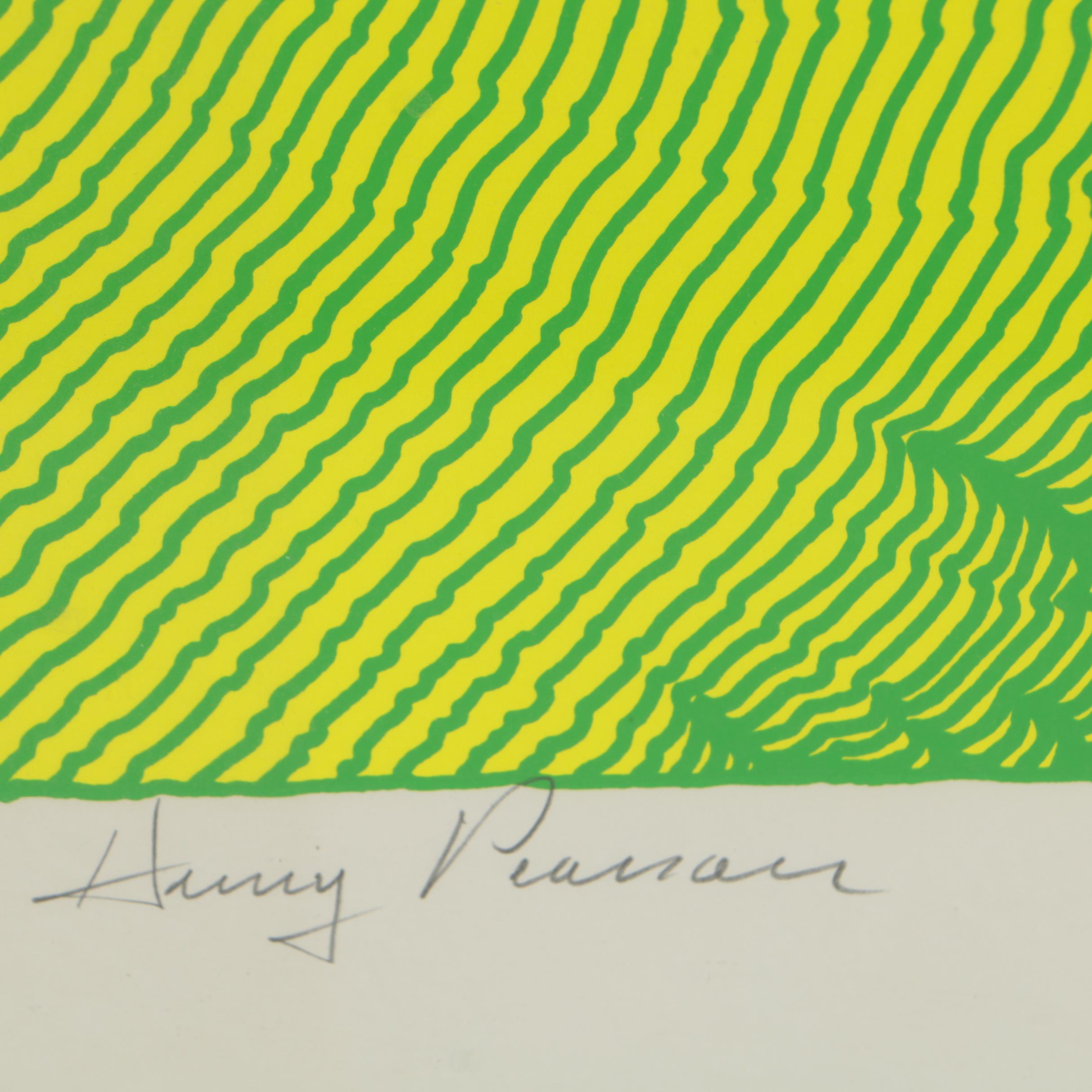 Henry Pearson Late 20th Century Op Art Serigraph