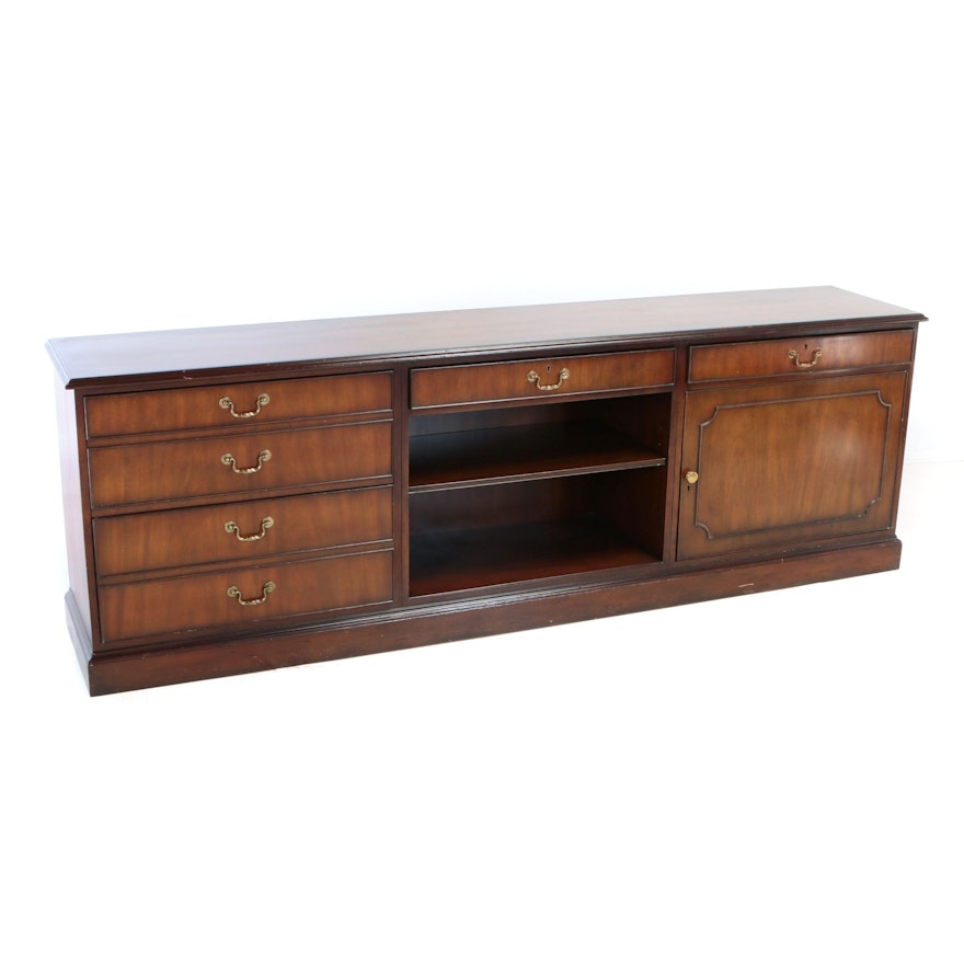 Kittinger Furniture, Mahogany Office Credenza, 20th Century